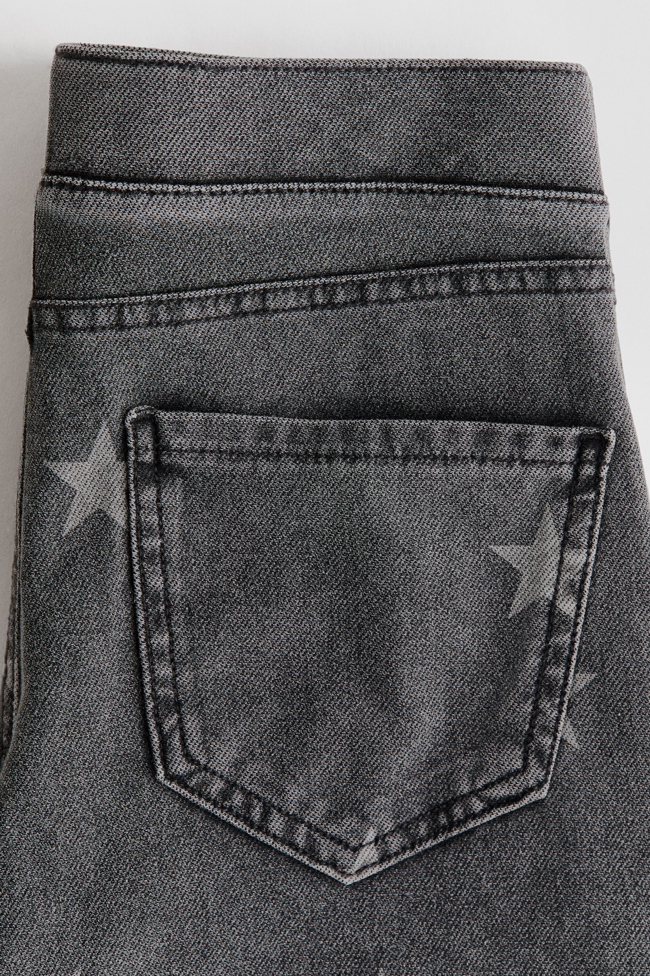 Детские джинсы H&M Denim-Look Wide-Leg Jeggings — фото 2