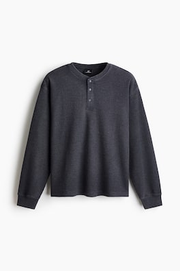 Våfflad farfarströja Regular Fit