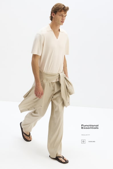 Cooling Regular Fit ニットポロシャツ