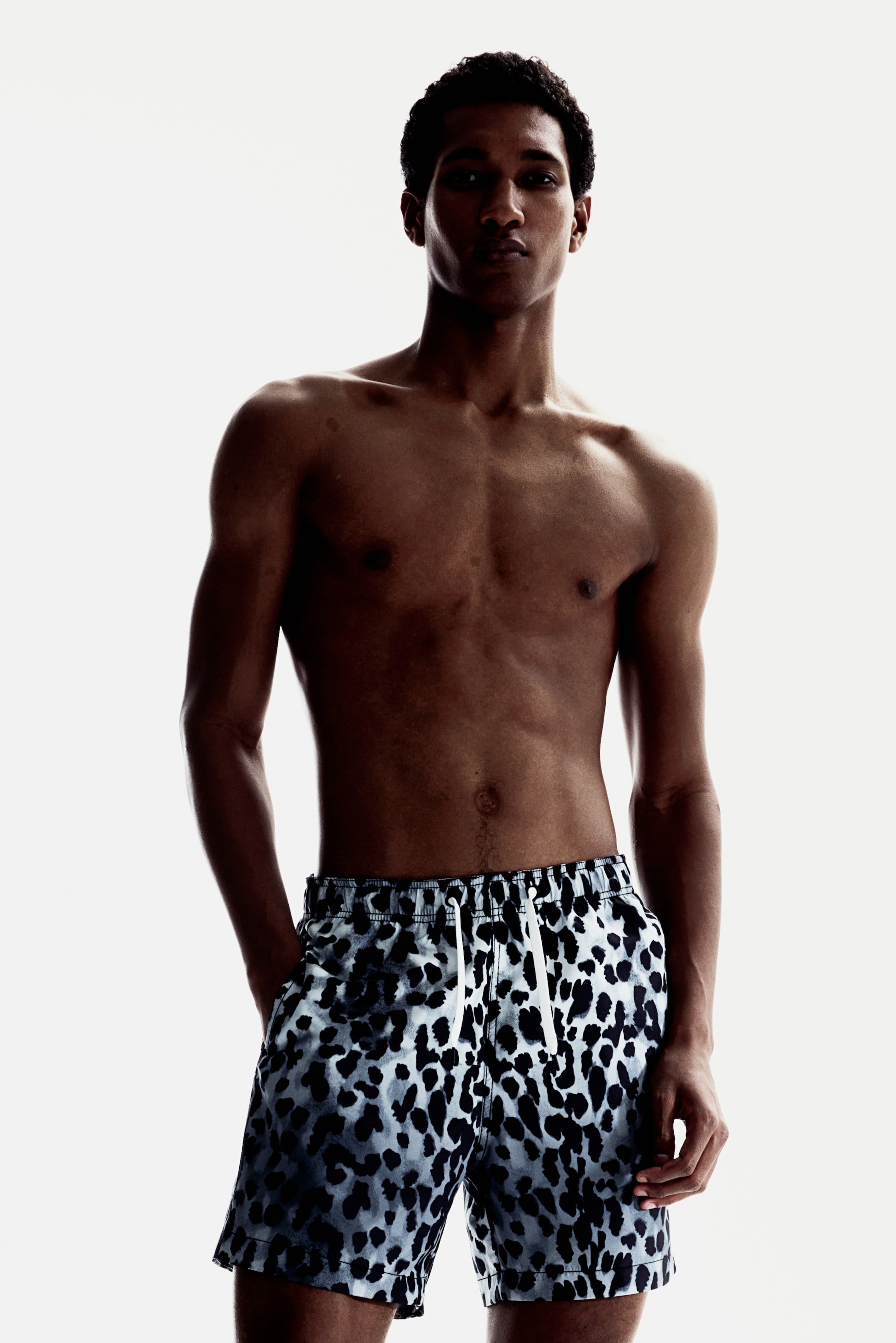 Patterned Swim Shorts