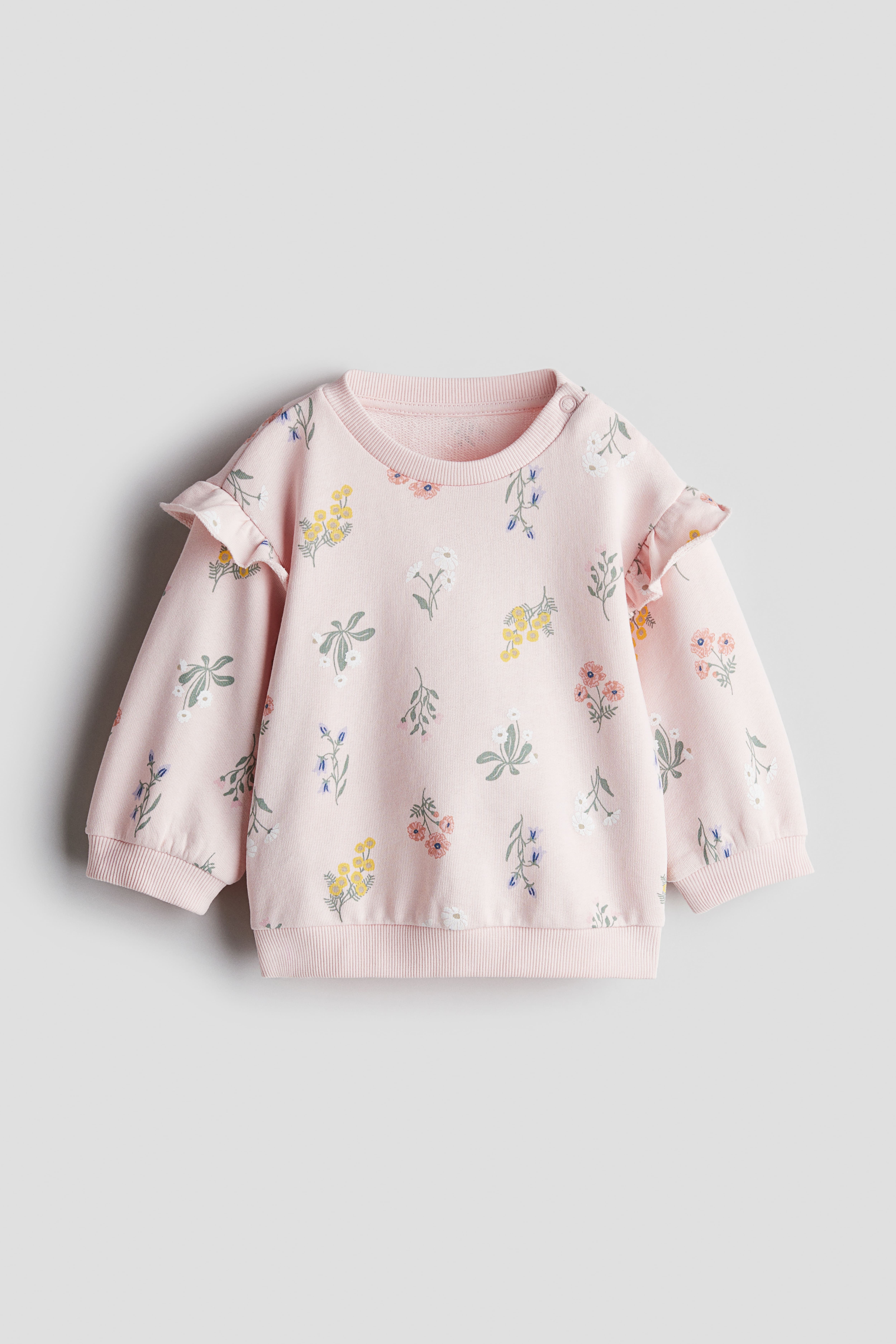 H&m baby pink sweatshirt sale