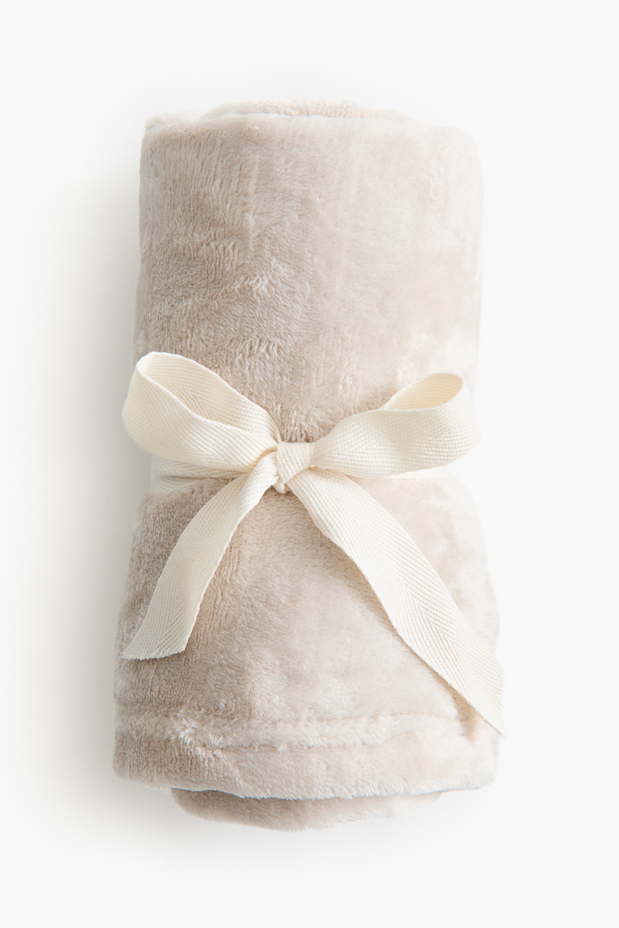 View larger image: Fleece Baby Blanket - Light beige - Home All | H&M US 2