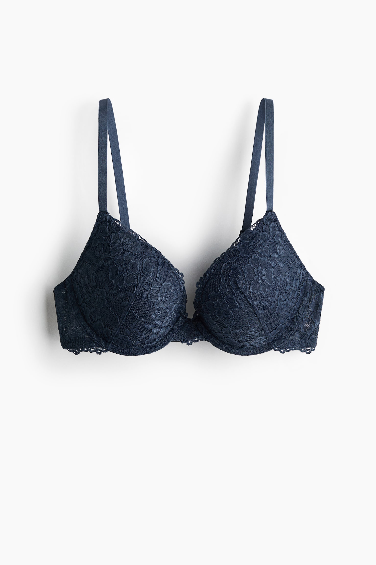Sujetador push-up de encaje - Azul marino/Burdeos/Negro/Blanco/Marrón/Marrón oscuro/Rosa claro/Rosa empolvado/Azul claro/Marrón claro
