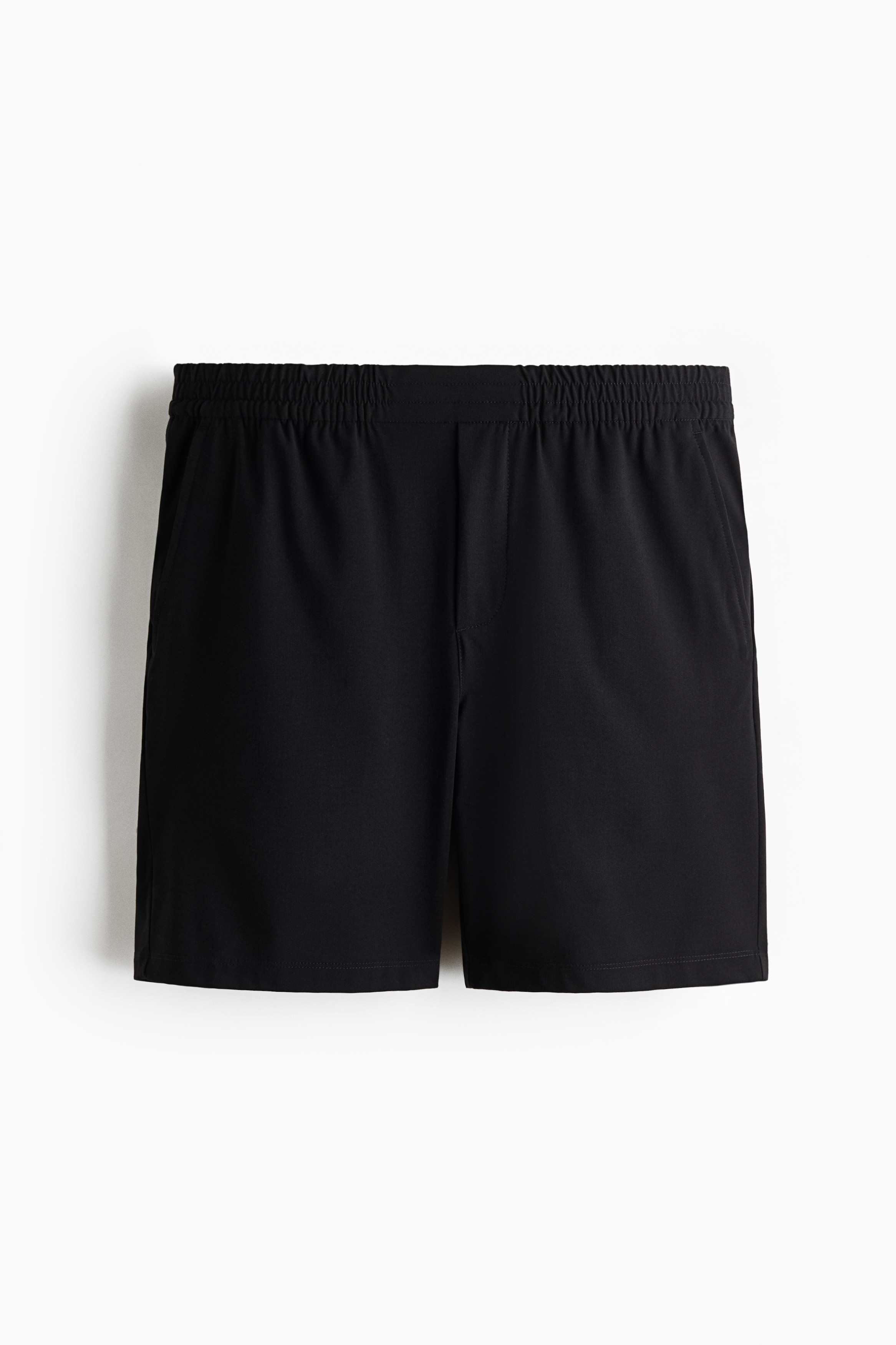 Four-way Stretch Regular Fit Shorts - Black/Navy blue
