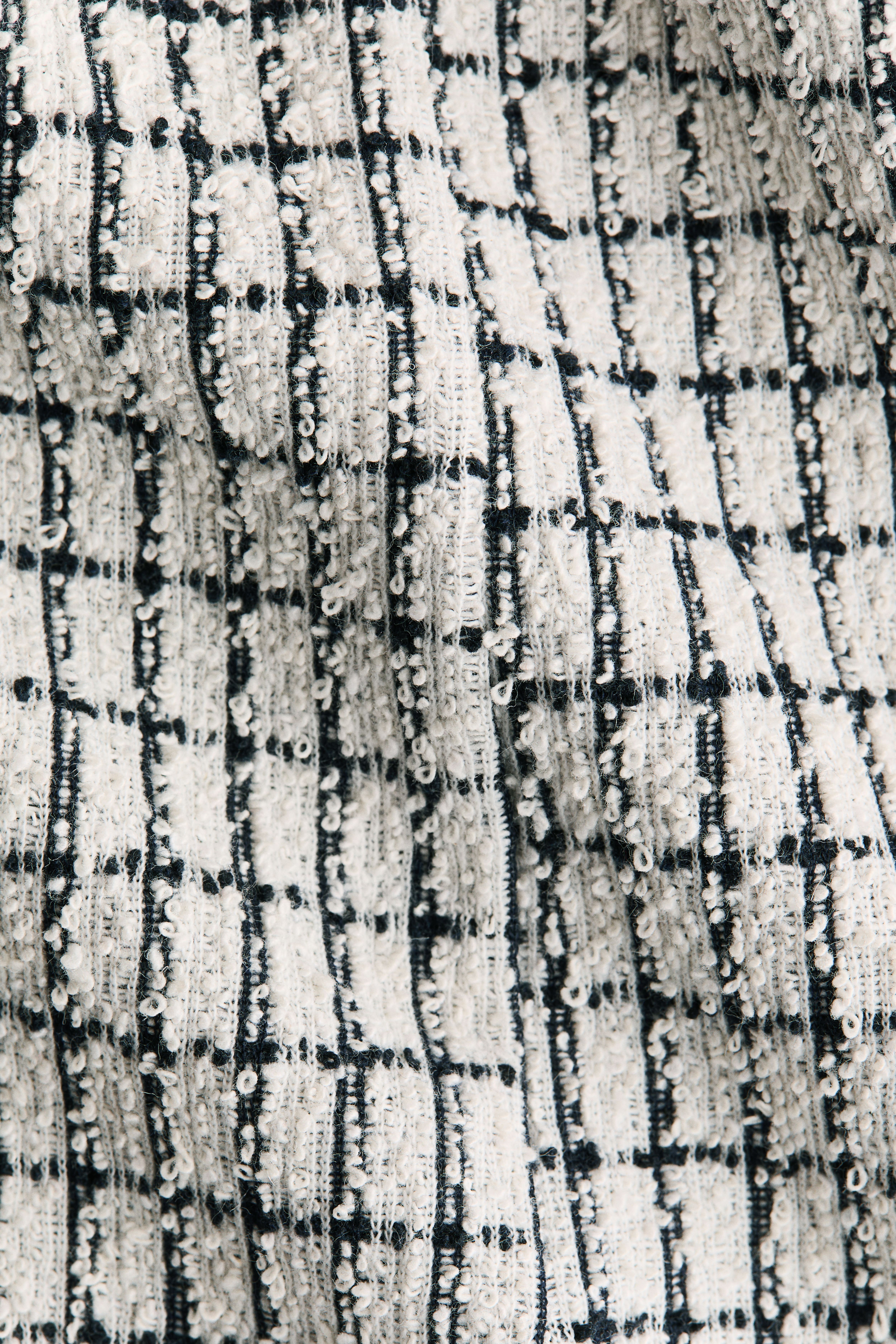 Textured Peplum Top