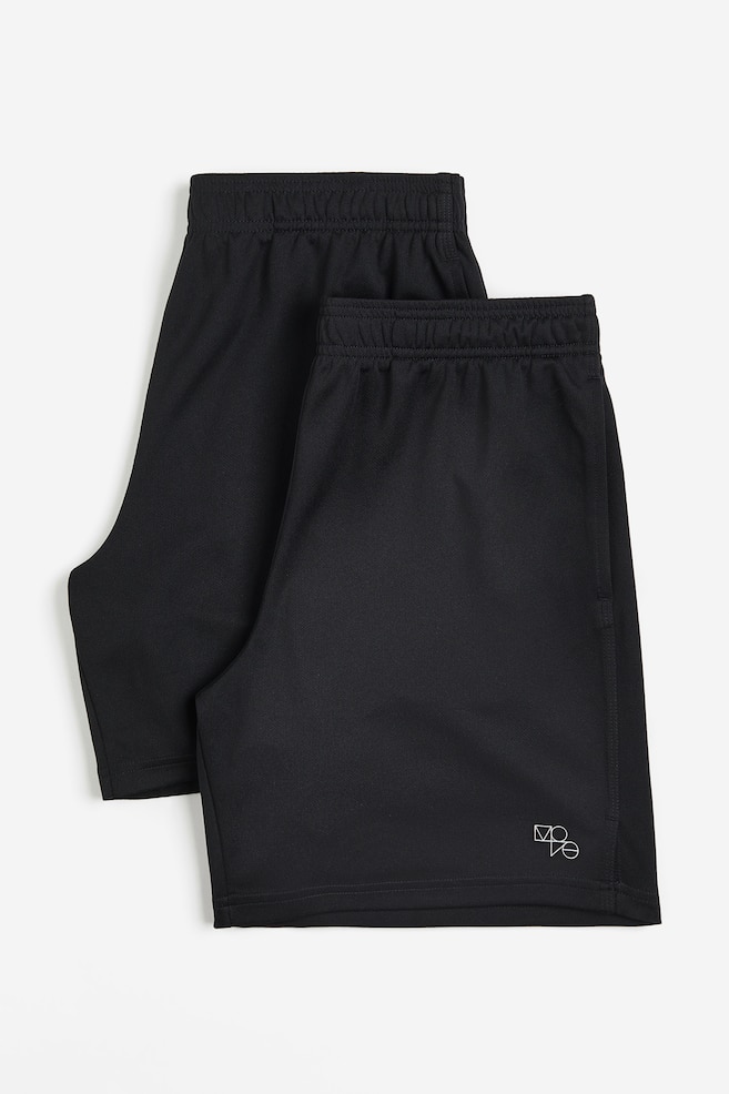 Lot de 2 shorts de sport en mesh DryMove™ - Noir - 1