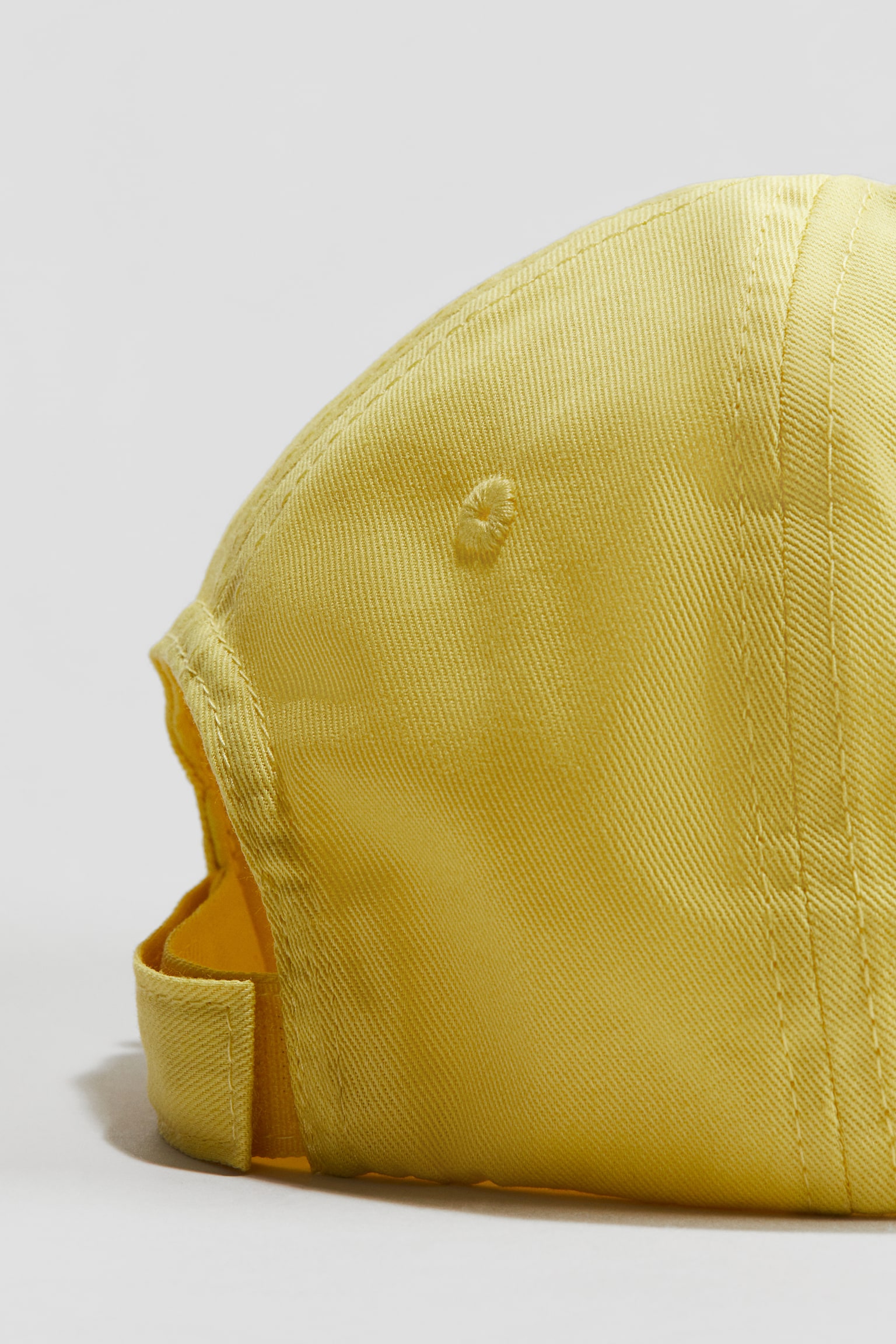 Cotton twill cap - Yellow - 2