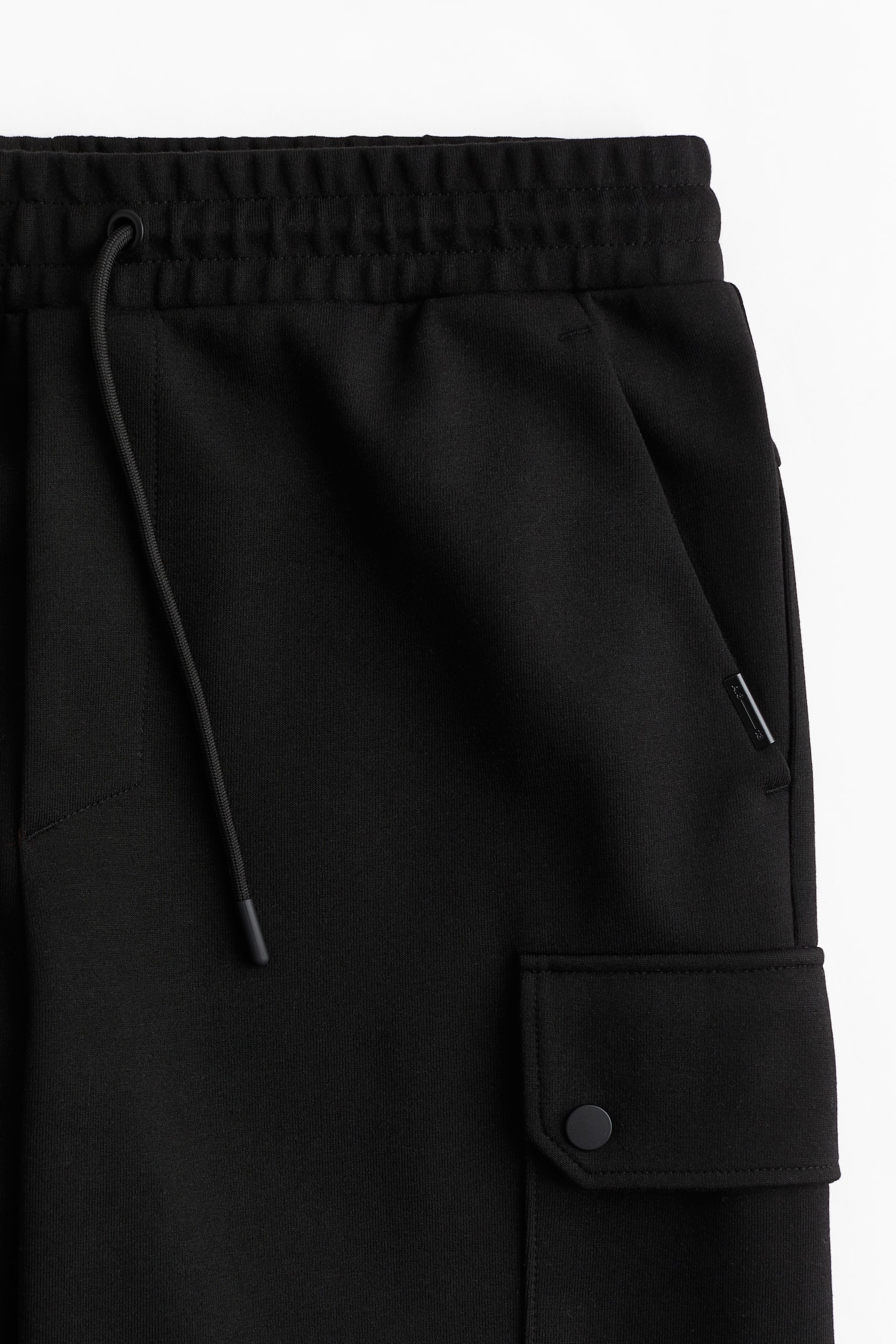 Regular Fit Scuba shorts - Black/Dark grey - 5