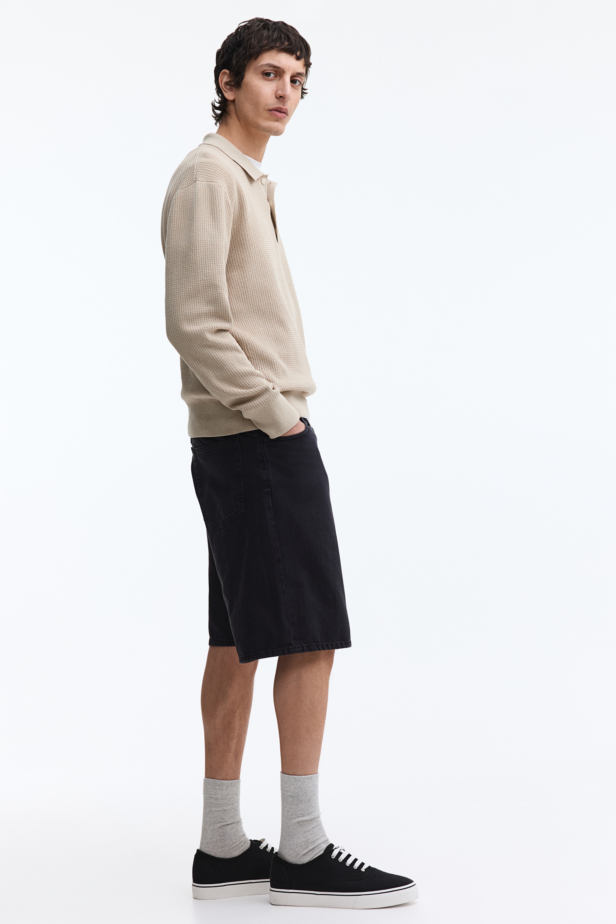 Relaxed Denim Shorts by H&M