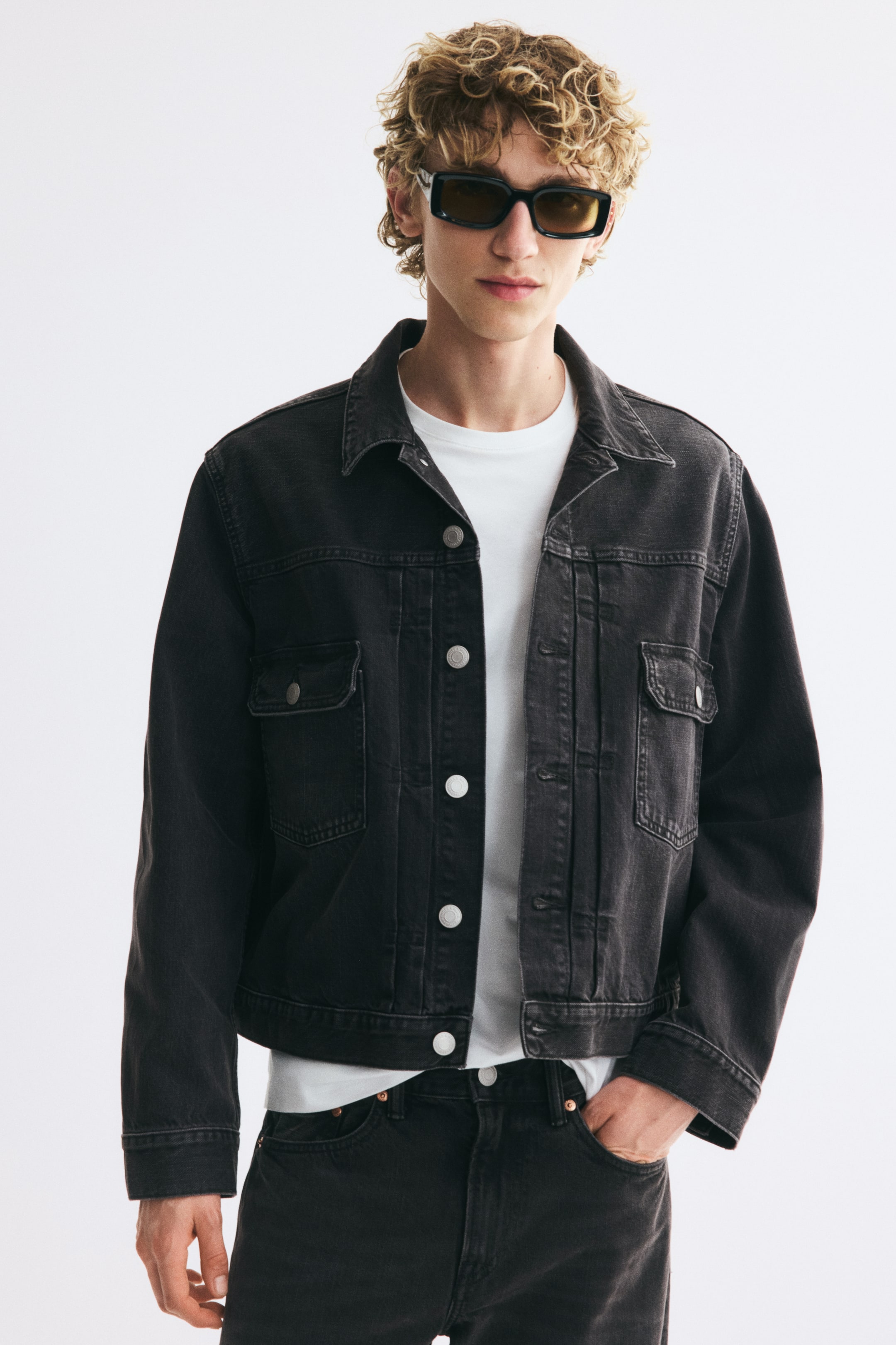 Zobacz większy obraz: Dżinsowa katana - Czarny denim - ON | H&M PL 1