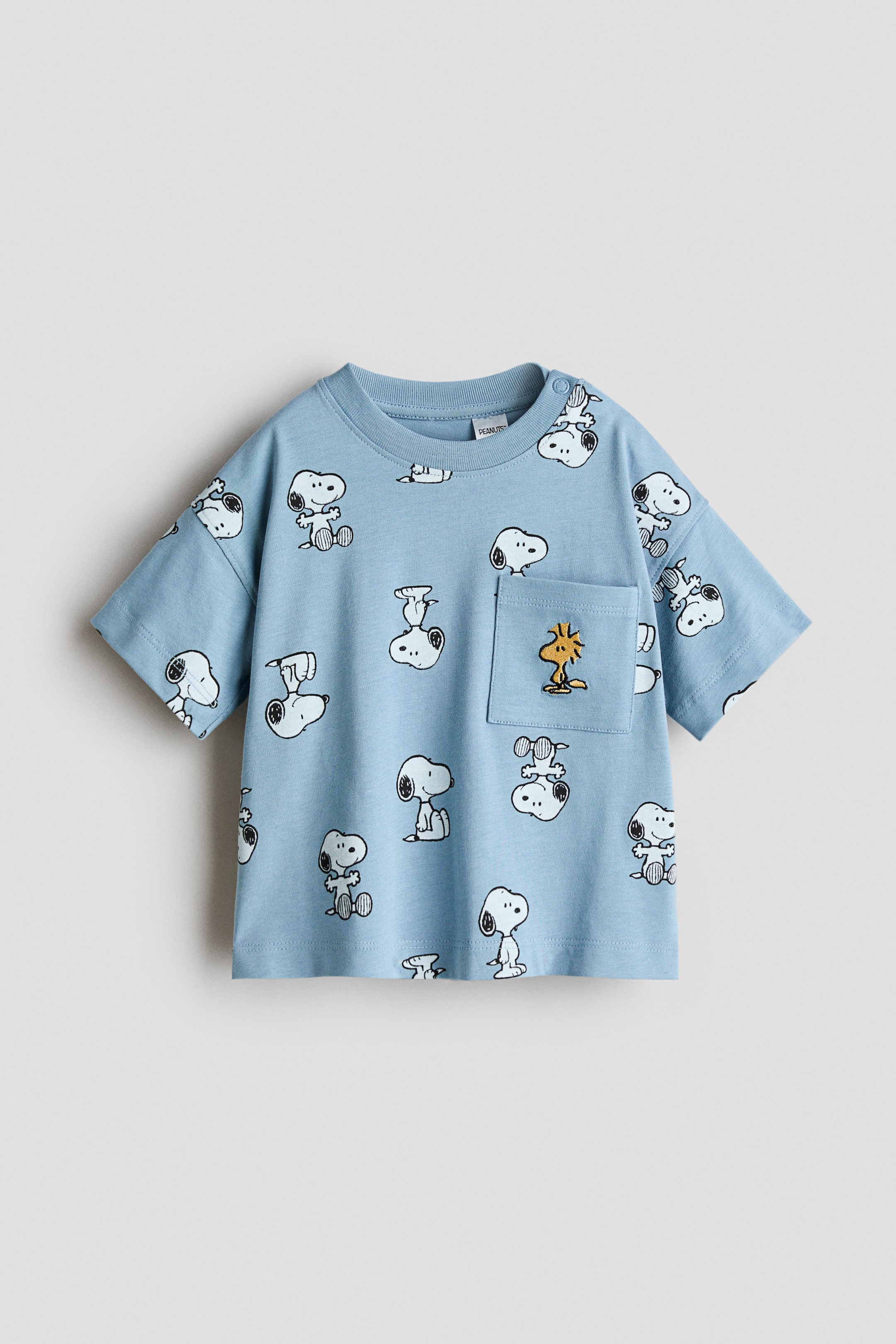 View larger image: T-Shirt with Motif - Light blue/Snoopy - Kids | H&M CA 1