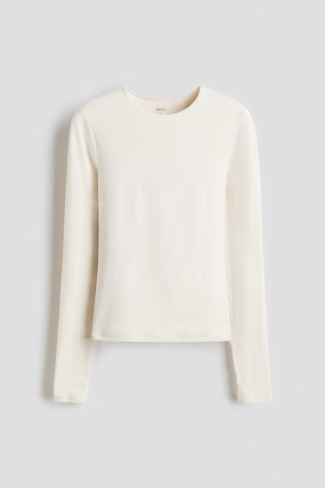 Top modellante - Crema/Marrone scuro/Nero - 1