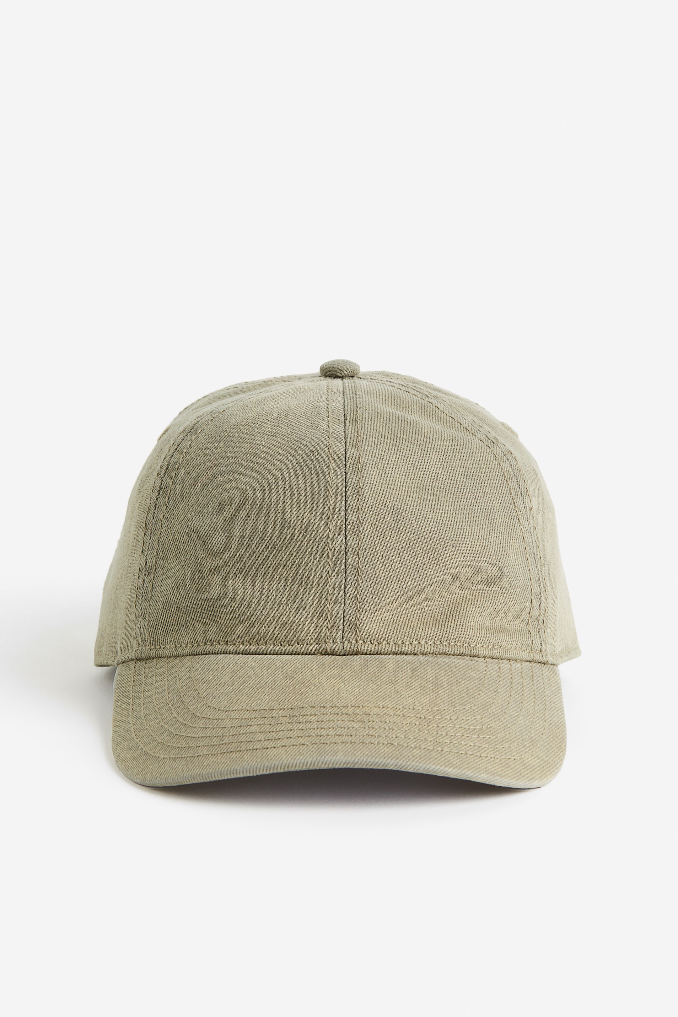 Washed-look Denim Cap