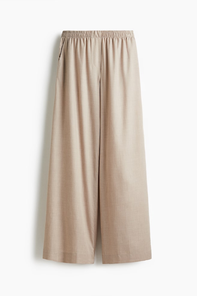 Pantalón de lyocell - Beige - 1