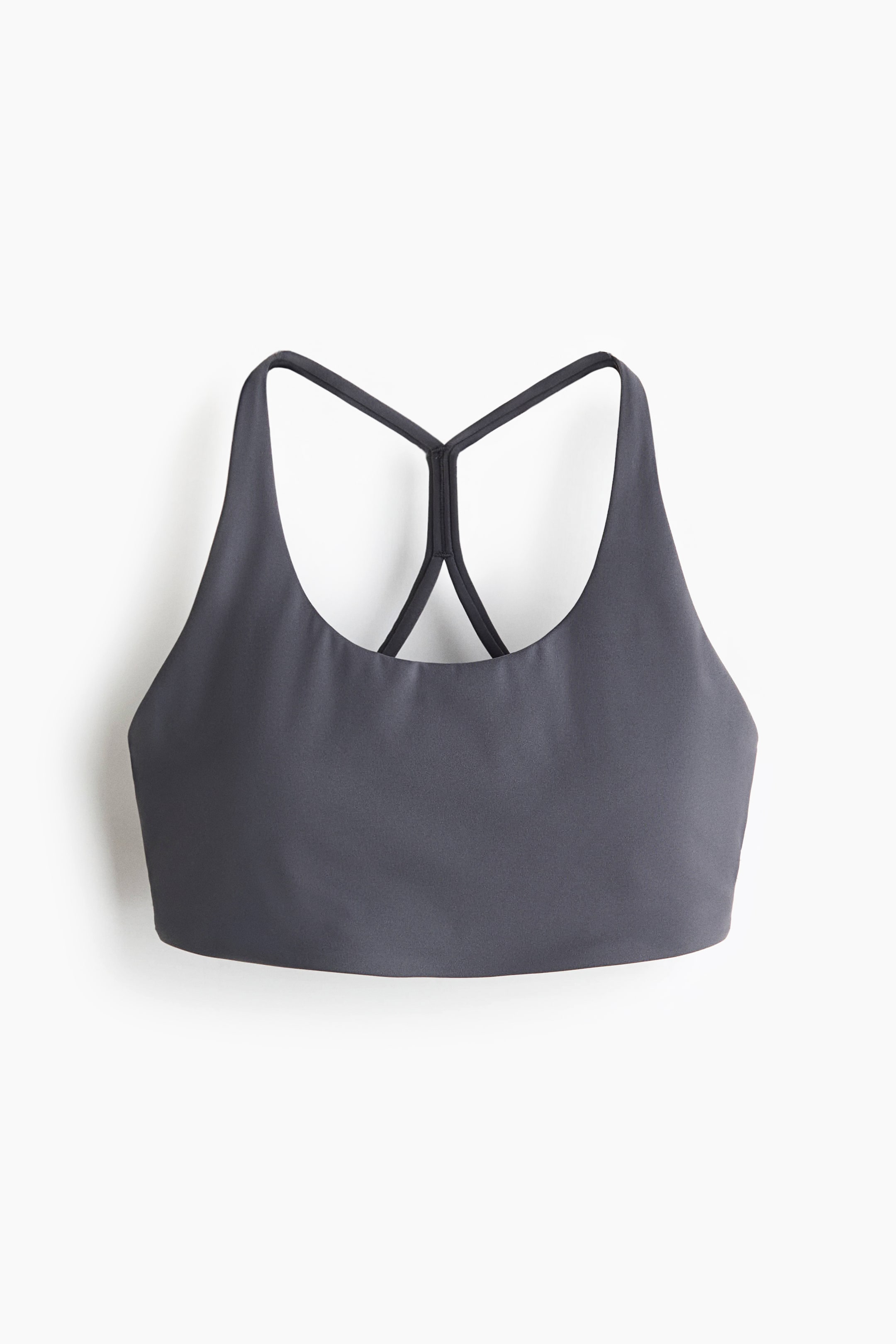 View larger image: Medium Support Sports bra with SculptMove™ - Dark grey - Ladies | H&M IN 1