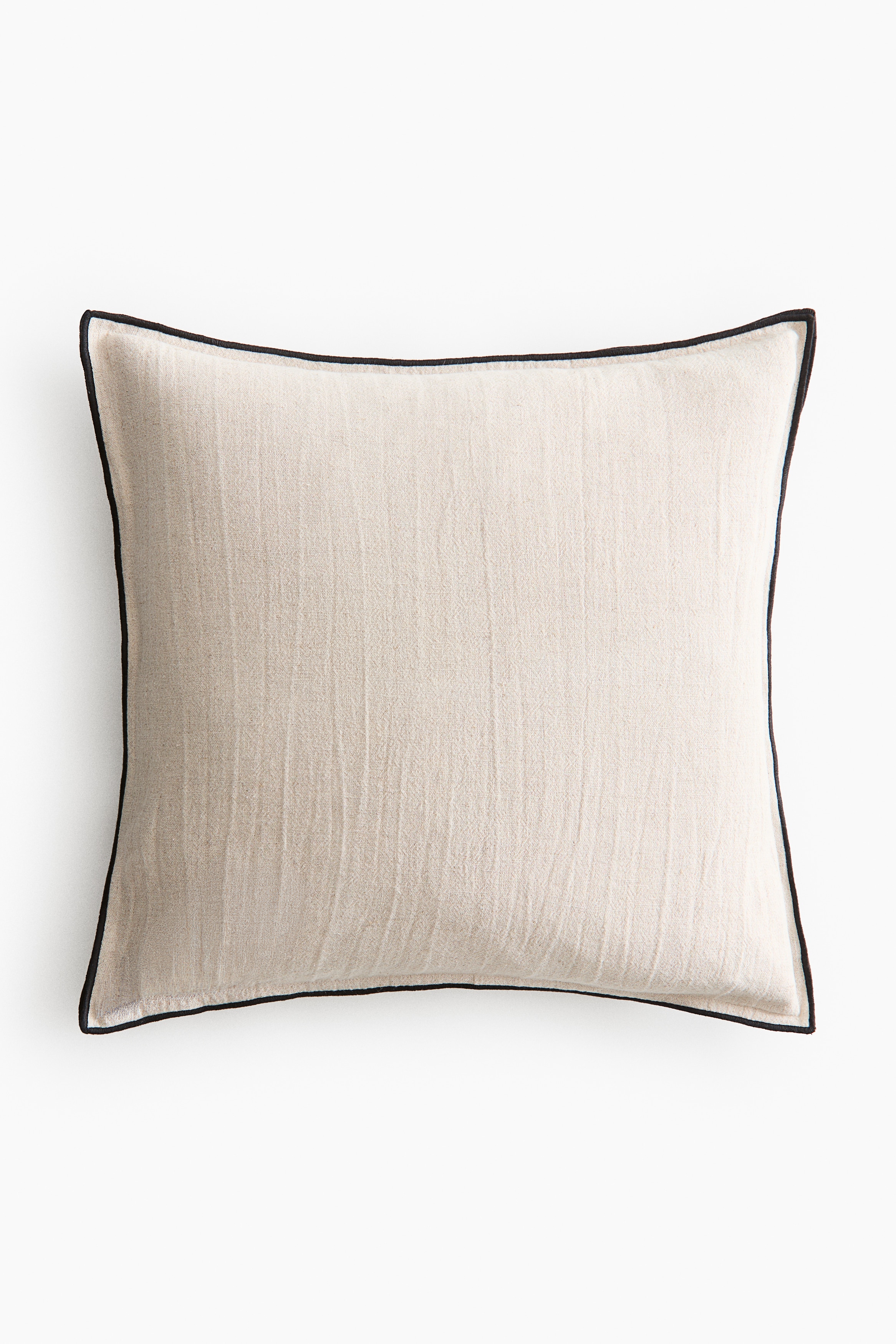 Linen-blend cushion coverModel