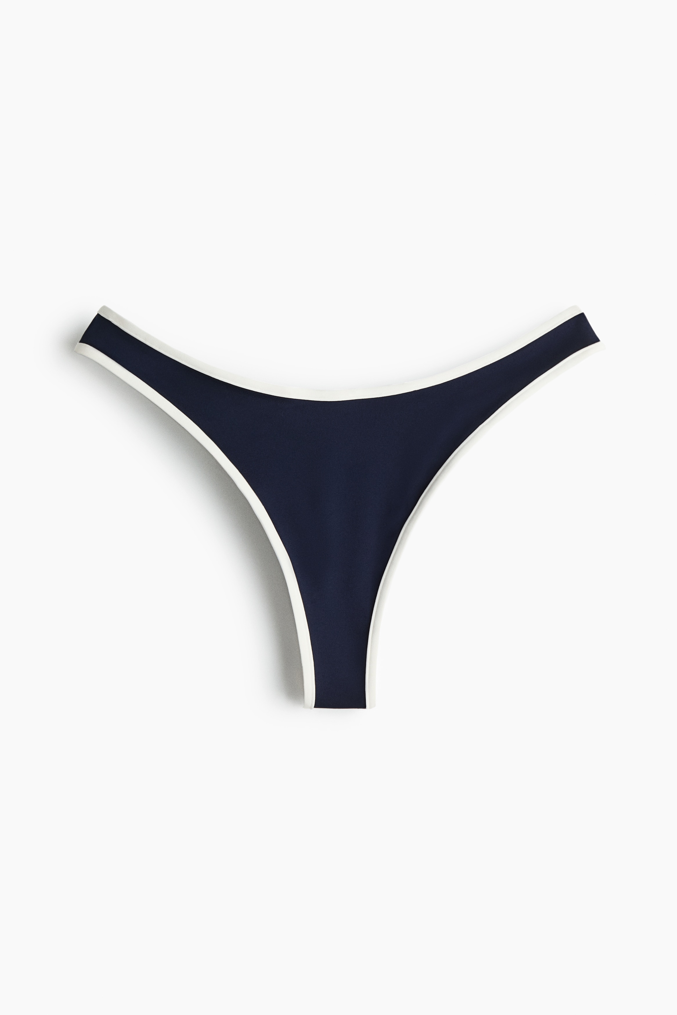Brazilian bikini bottoms - Navy blue/White/Green