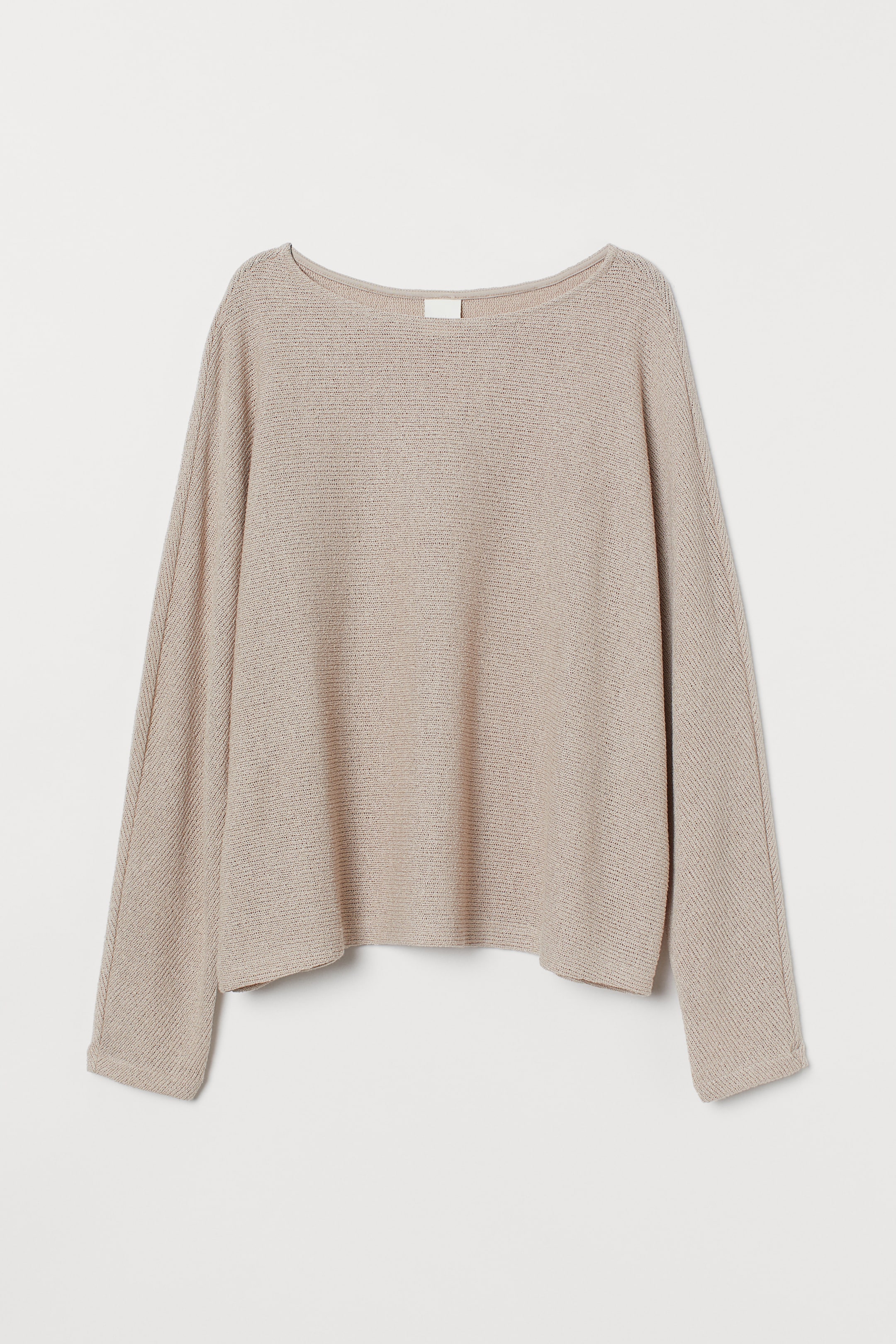Größeres Bild ansehen: Pullover mit Dolmanärmeln - Beige - Ladies | H&M DE 1