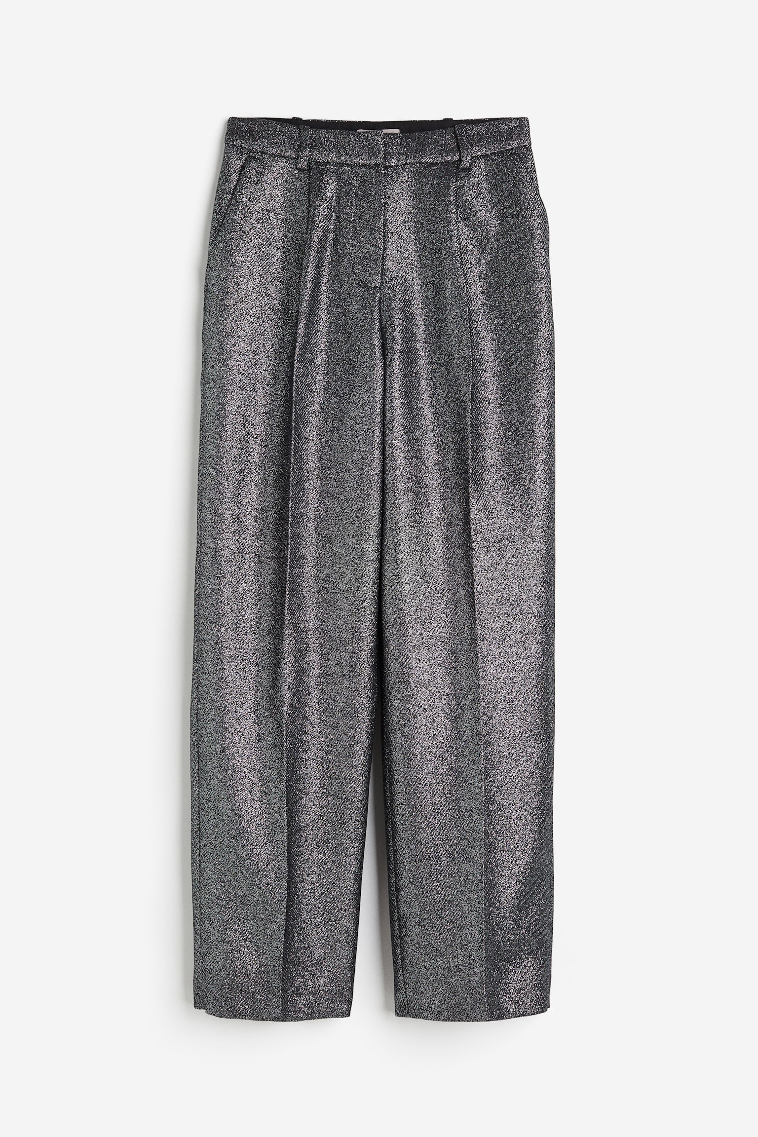 Shimmering trousers - Dark grey/Silver-coloured/Black/Silver-coloured - 1