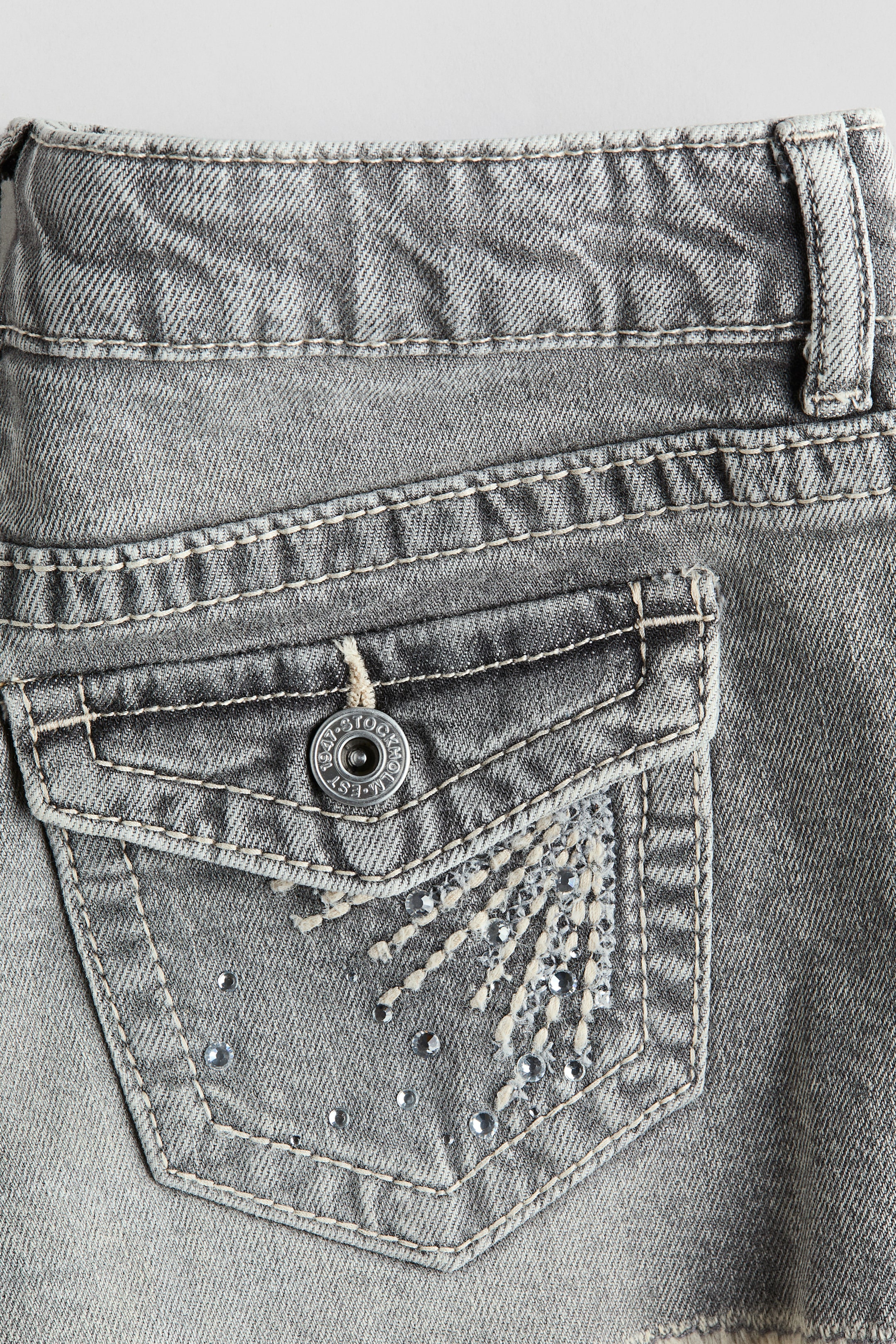 Short 5 poches en denim