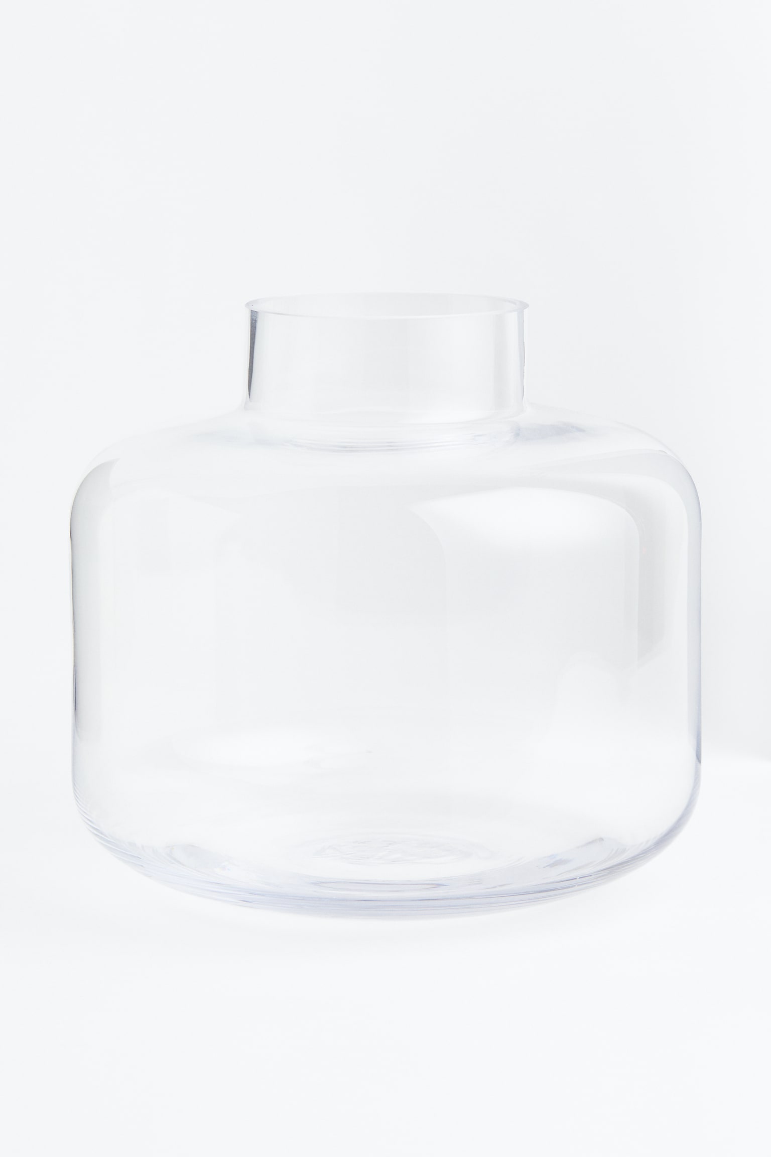 Large glass vase - Clear glass - 1