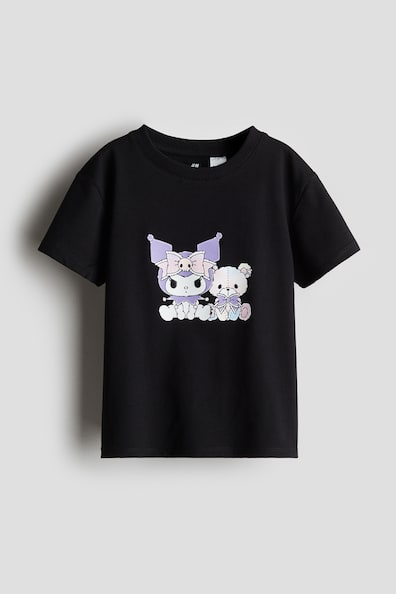 プリント コットンTシャツ