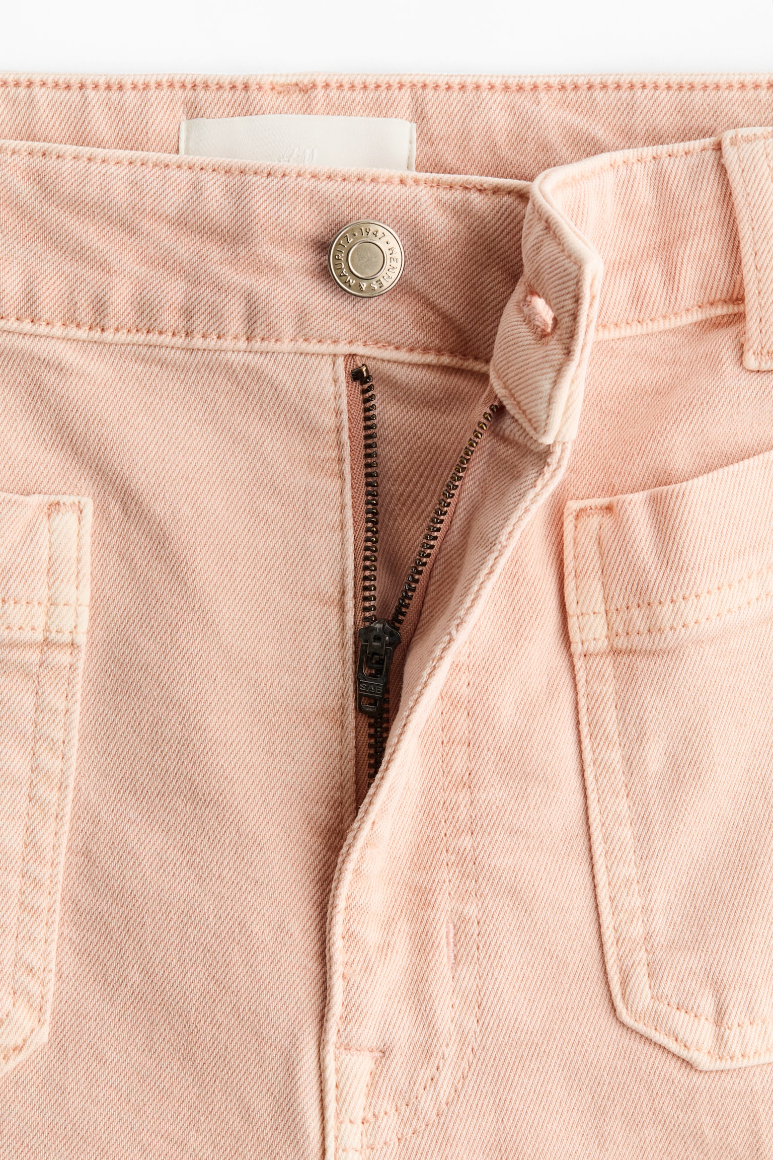 Wide High Jeans - Powder pink/Dark brown/Dark denim blue/Light red/White/Navy denim blue/Light denim blue - 2