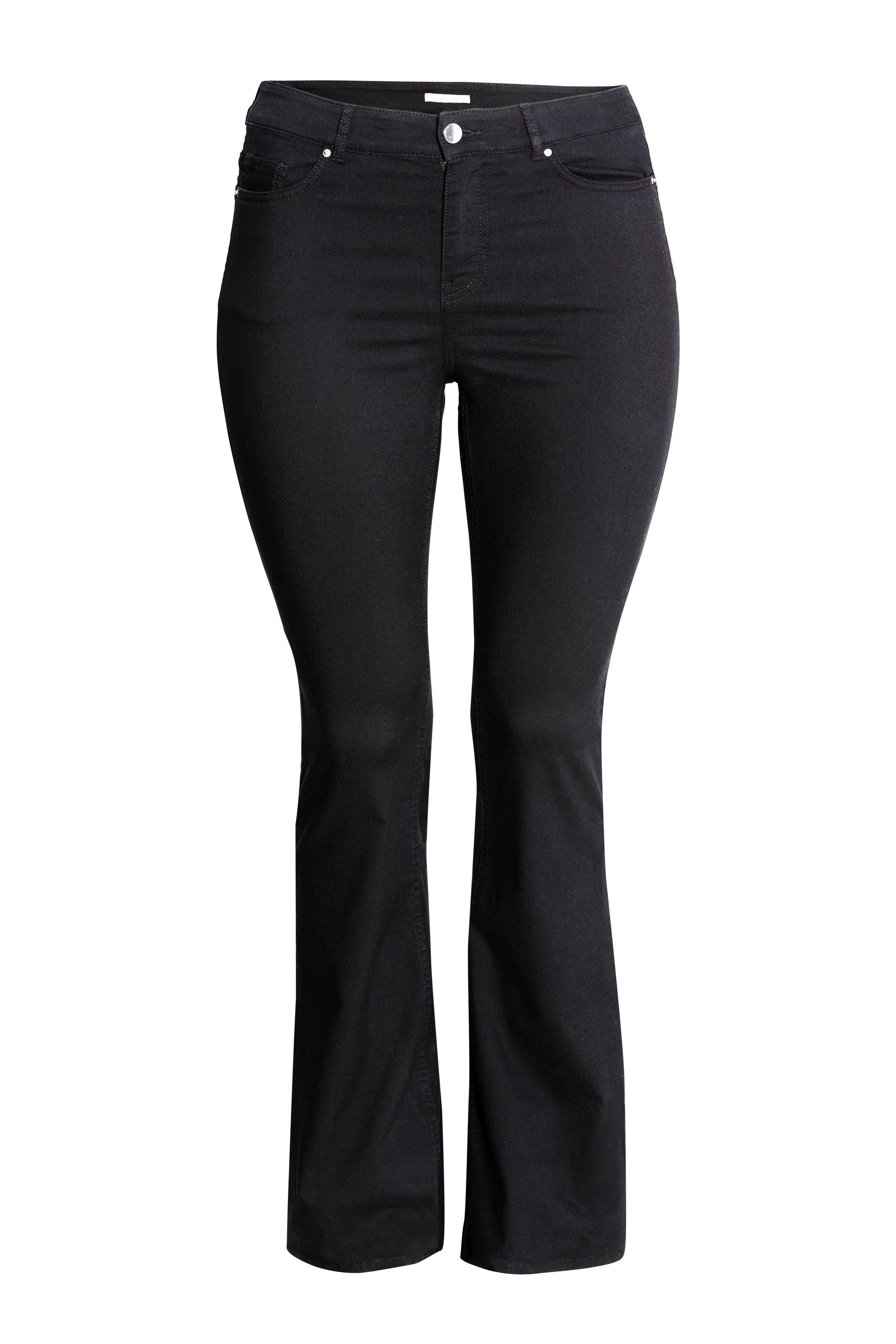 Ver imagem maior: H&M+ Flared Jeans - Preto - SENHORA | H&M PT 1