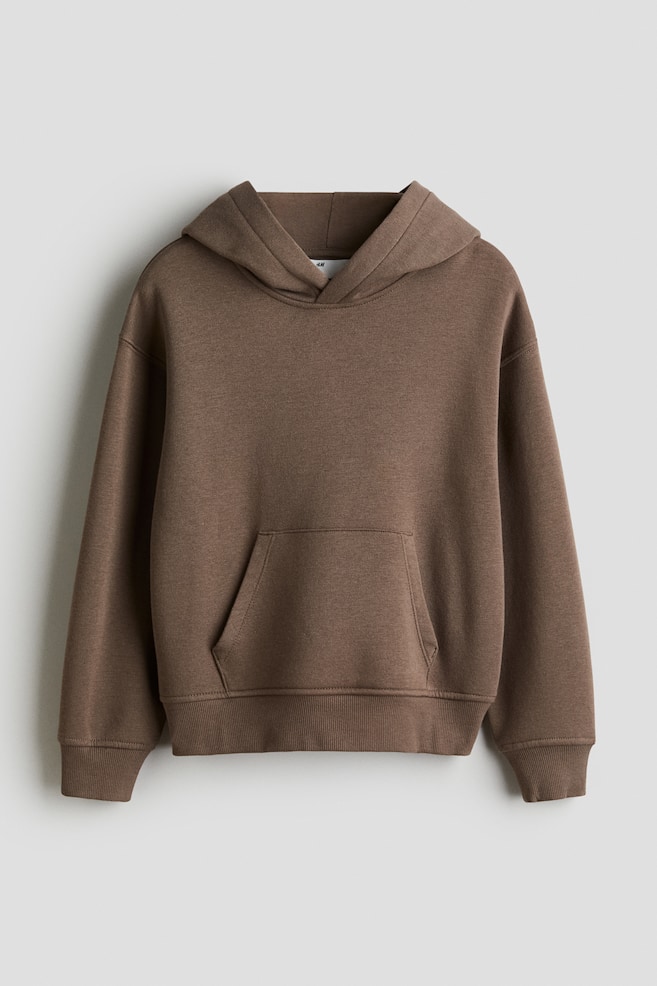 Hoodie - Dark beige/Black/Light gray melange/Light gray melange - 1