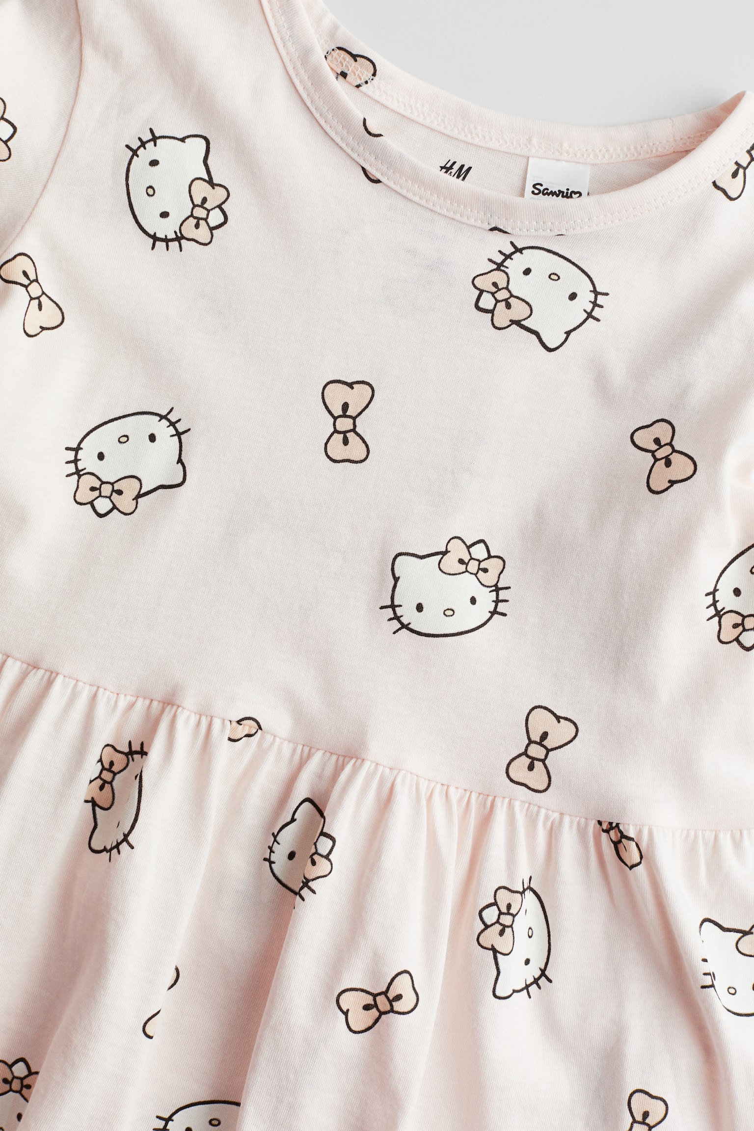 Printed cotton dress - Light pink/Hello Kitty - 2