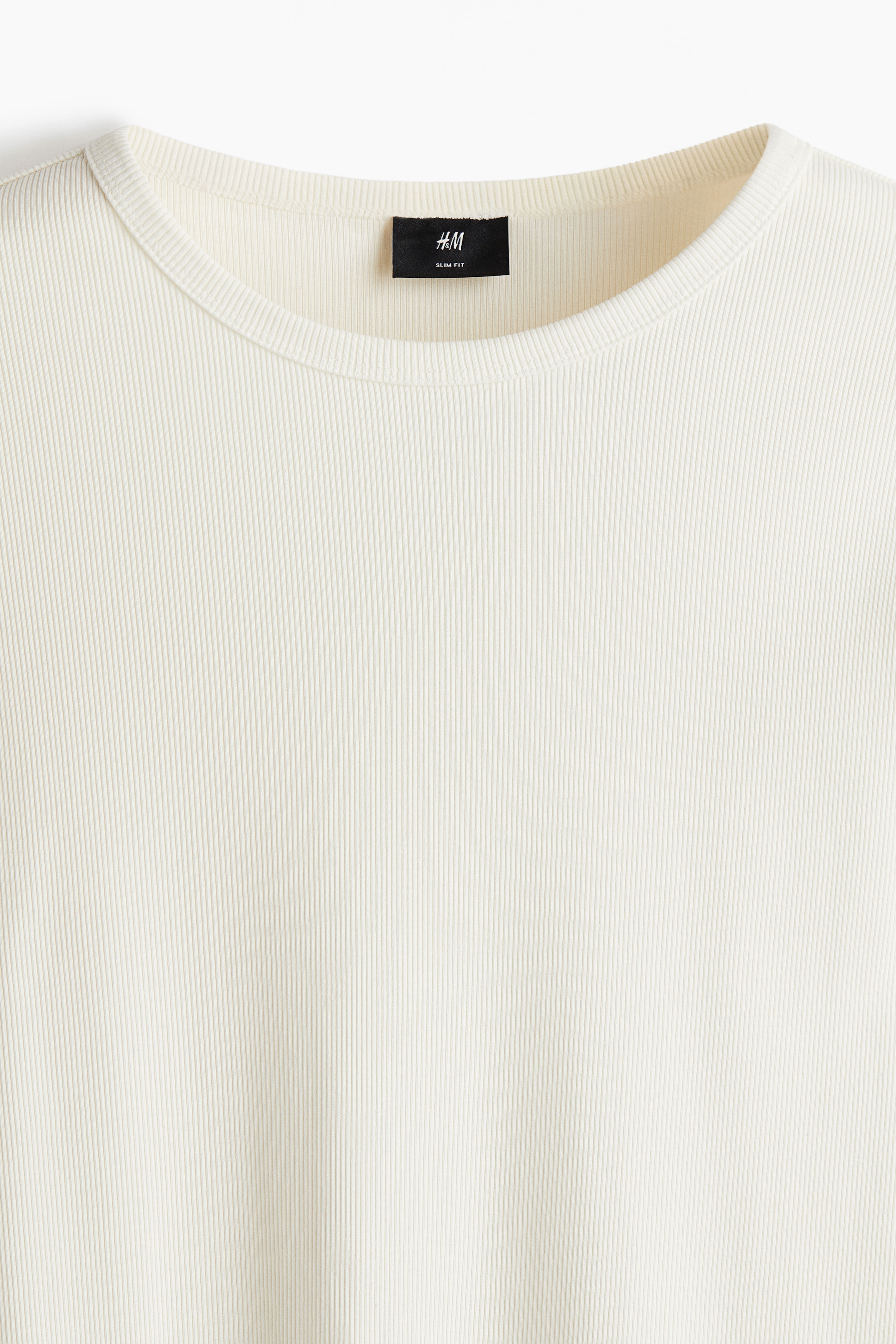 Slim-Fit Ribbed Shirt
