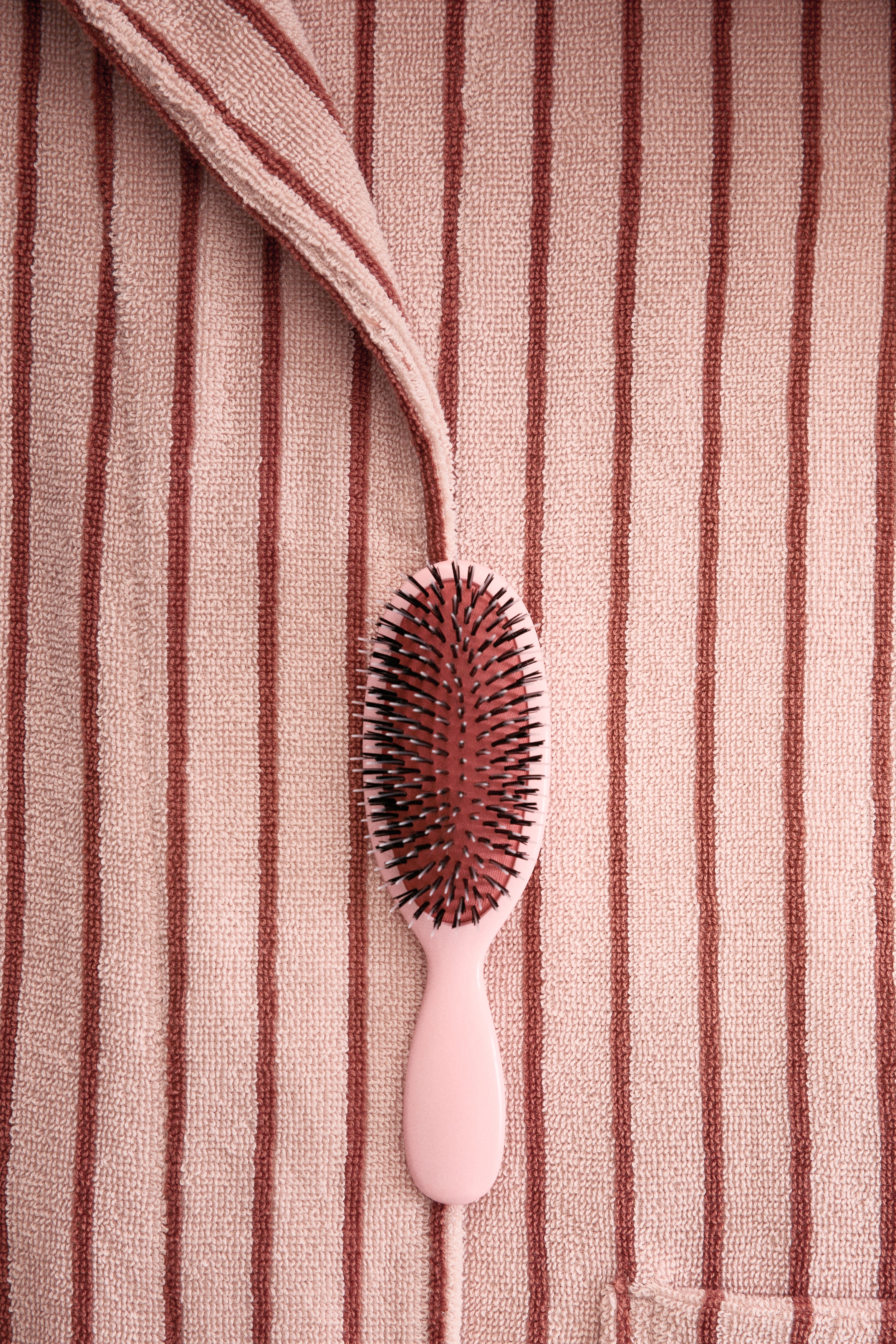 Župan z bavlneného froté - Púdrová ružová/Žltá/pruhovaná/Svetlobéžová/pruhovaná/Svetlomodrá/pruhovaná/Šalviová zelená/pruhovaná