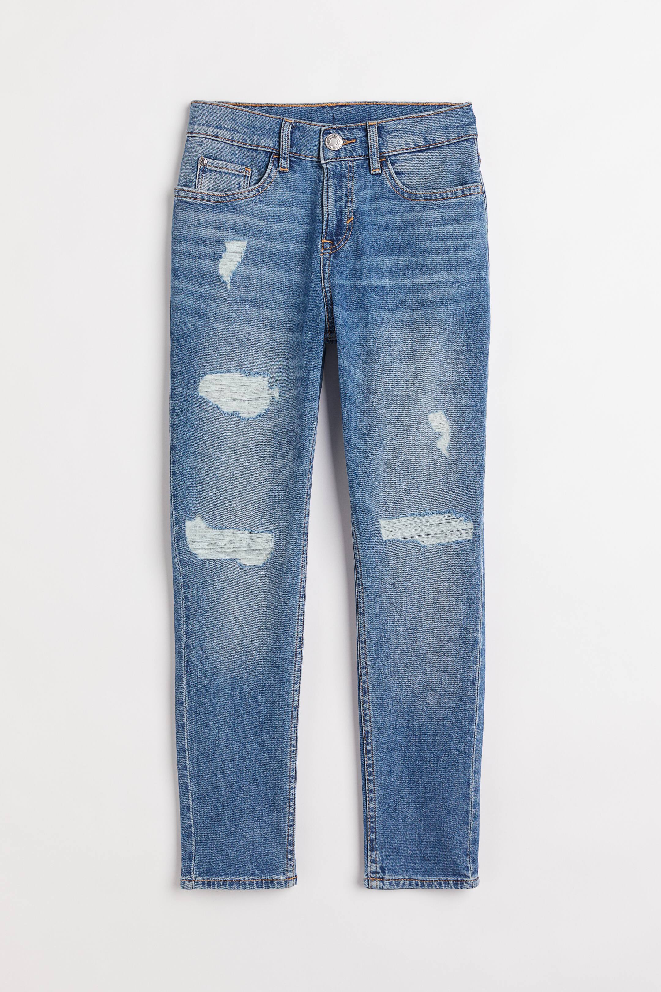 View larger image: Comfort Stretch Slim-Fit Jeans - Light denim blue - Kids | H&M US 1