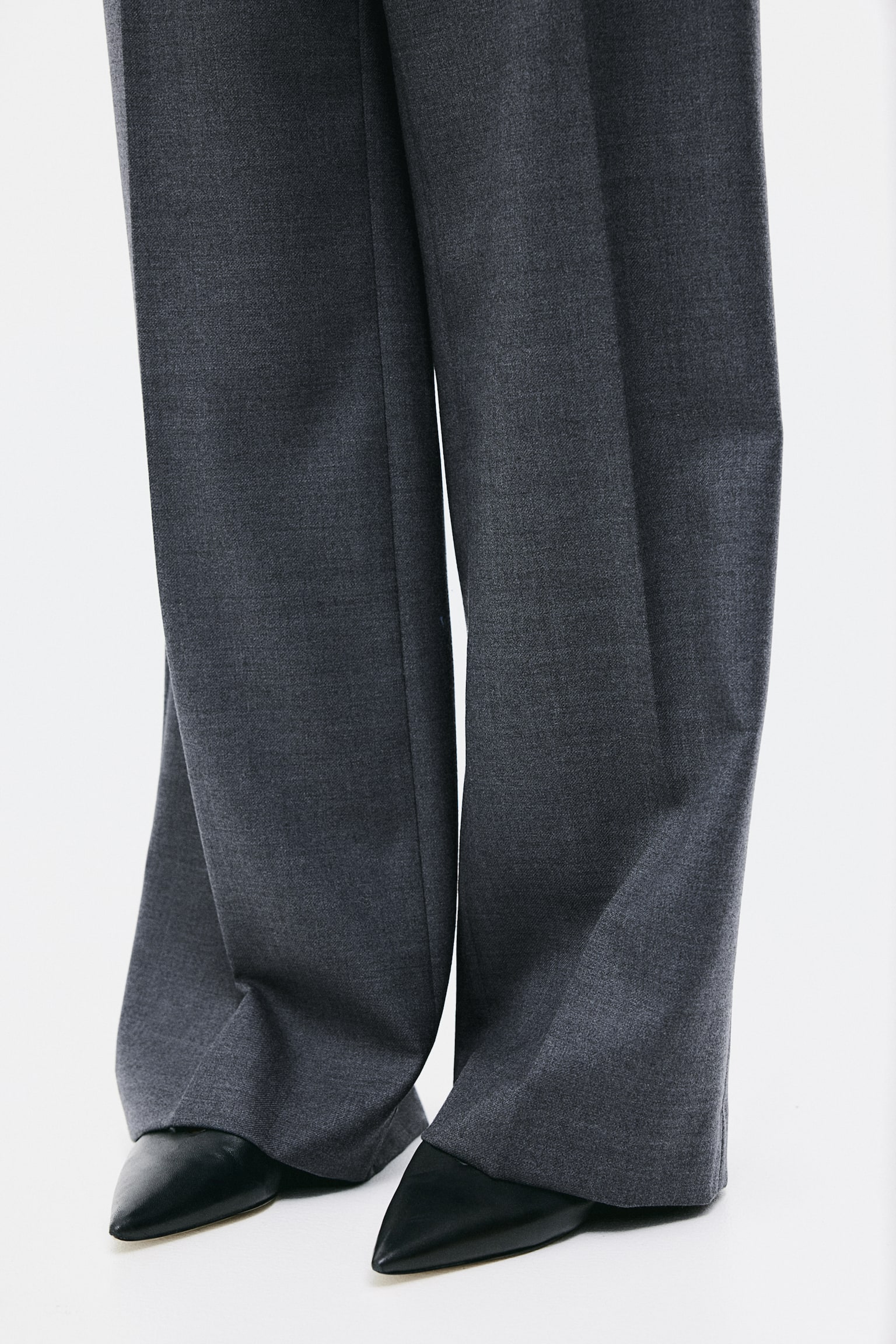 Tailored trousers - Dark grey/Black/Greige - 3