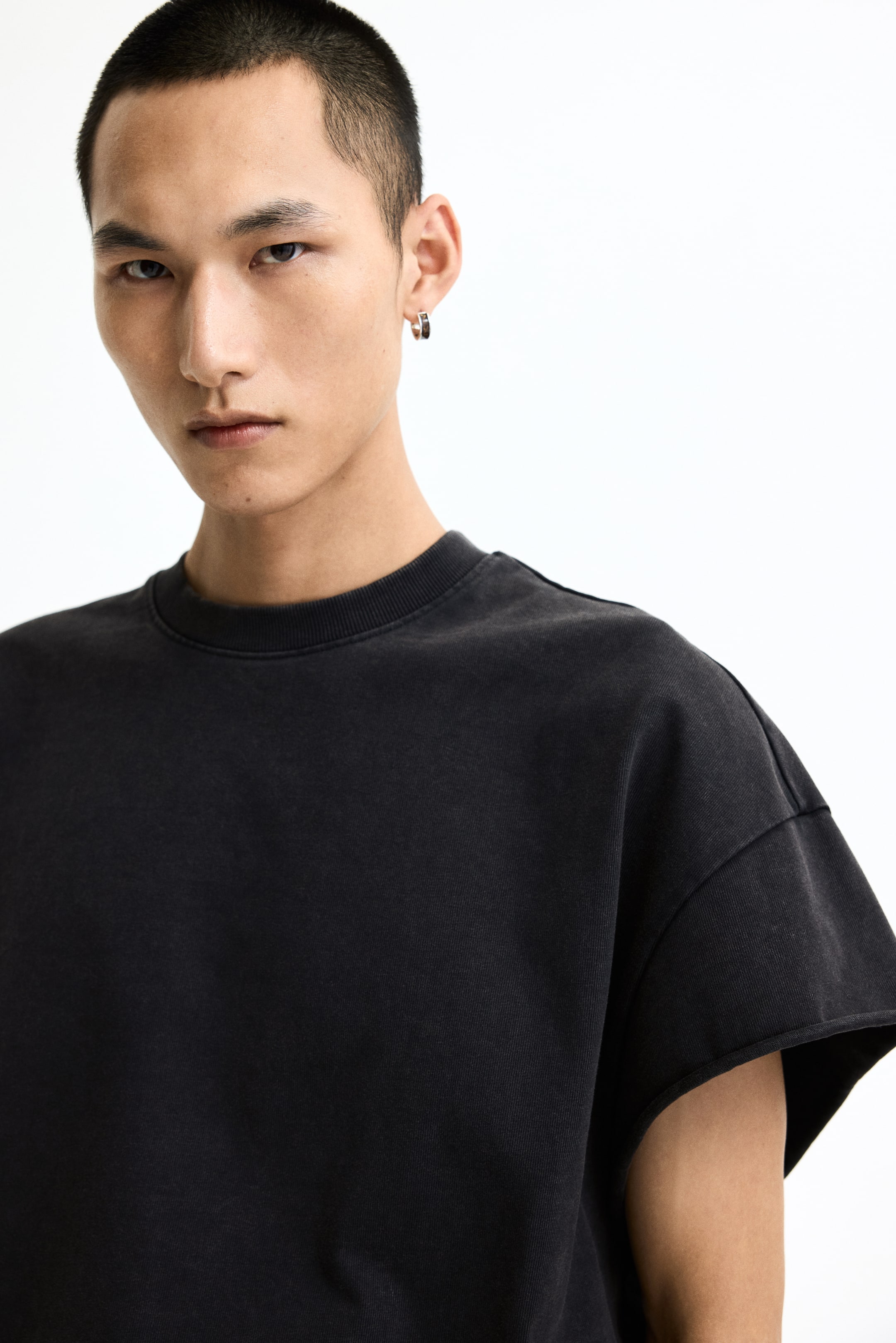 Мужские футболки H&M Oversized Cotton T-Shirt — фото 5