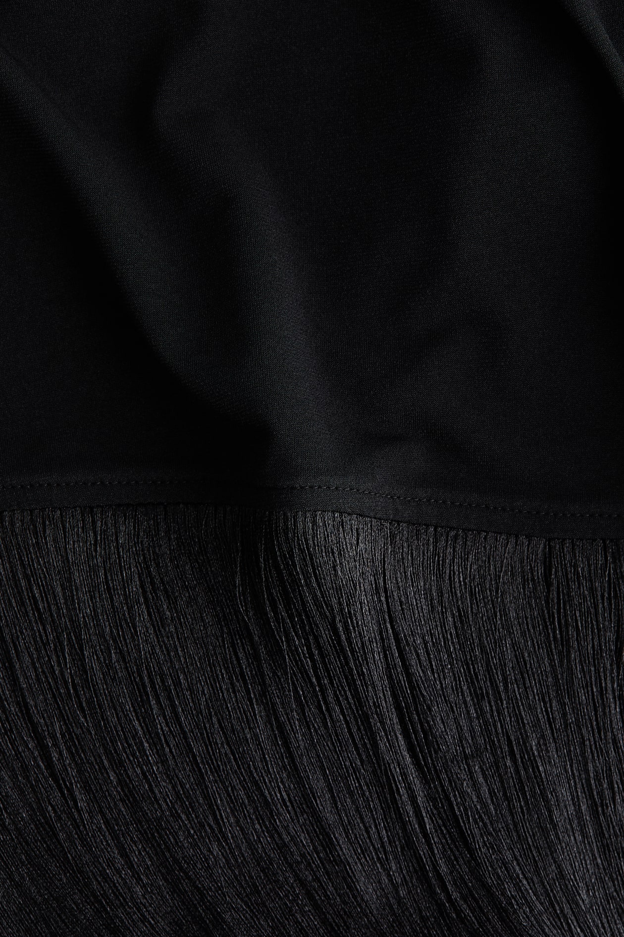 Fringe-Trimmed Jersey Pants - image 2