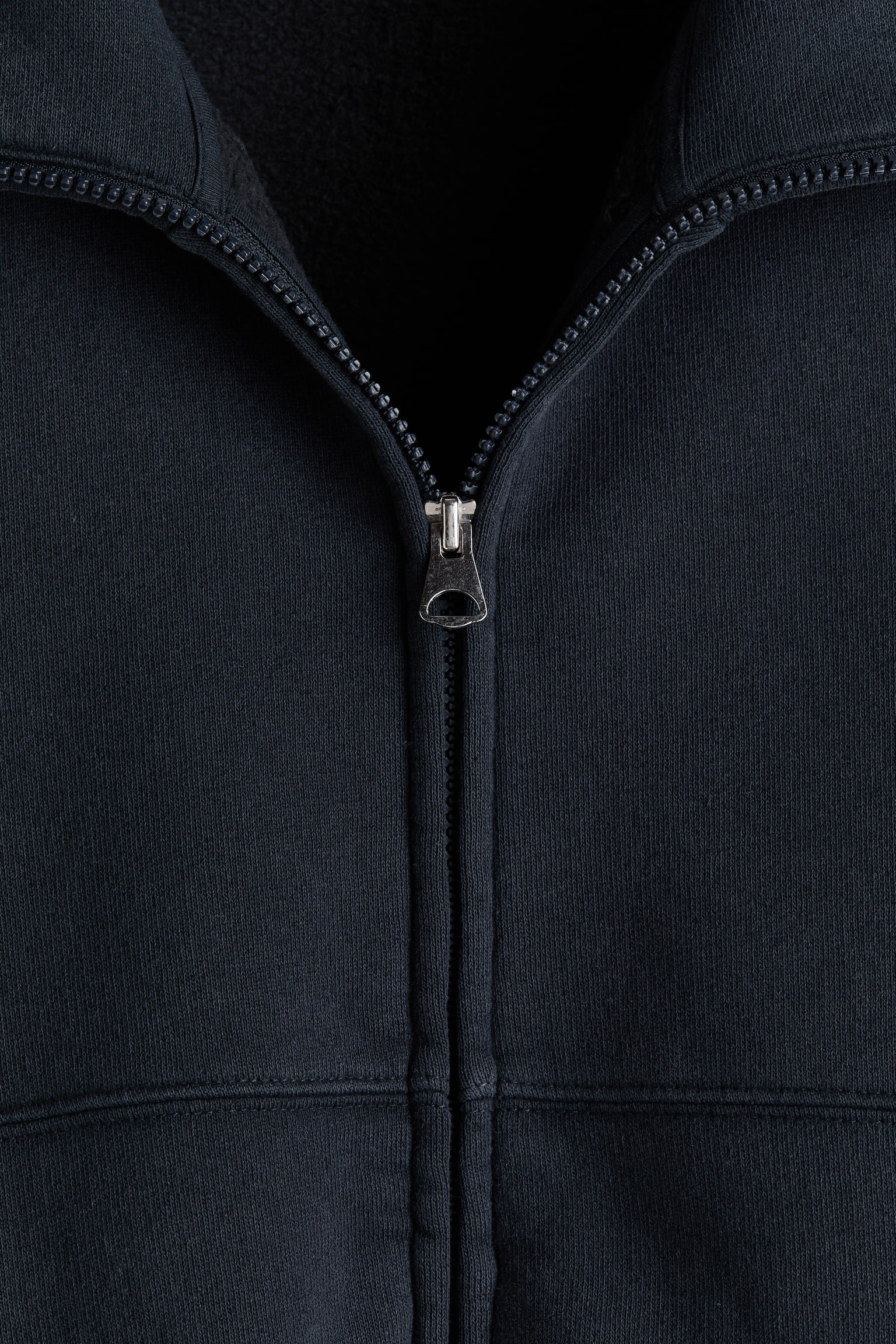 Мужская куртка H&M Oversized Brushed-Inside Track, цвет: Угольный серый — фото 7
