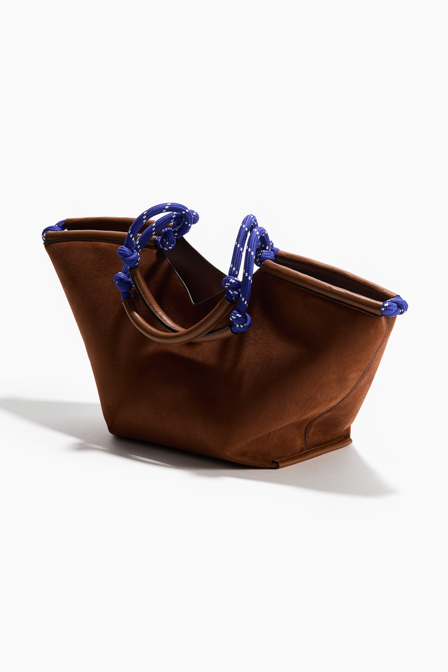 Cord-detail shoulder bag - Brown - 3