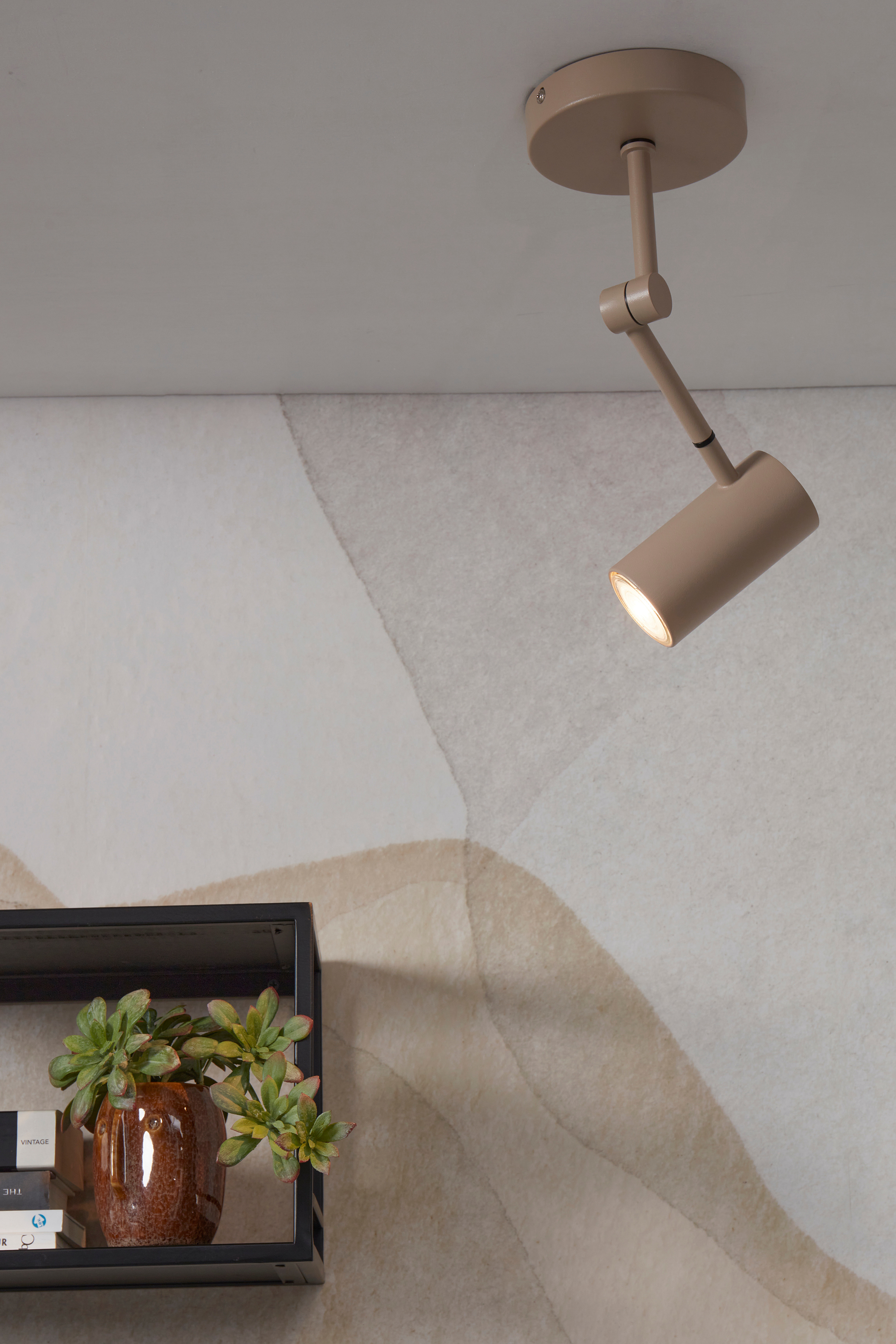 Montreux Plafonnière - Zand/Zwart