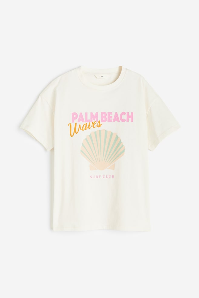 T-shirt med tryk - Creme/Palm Beach/Rosa/Laguna Beach/Mørkegrå/Park Avenue/Mørkegrøn/PRR/dc/dc/dc/dc/dc - 2