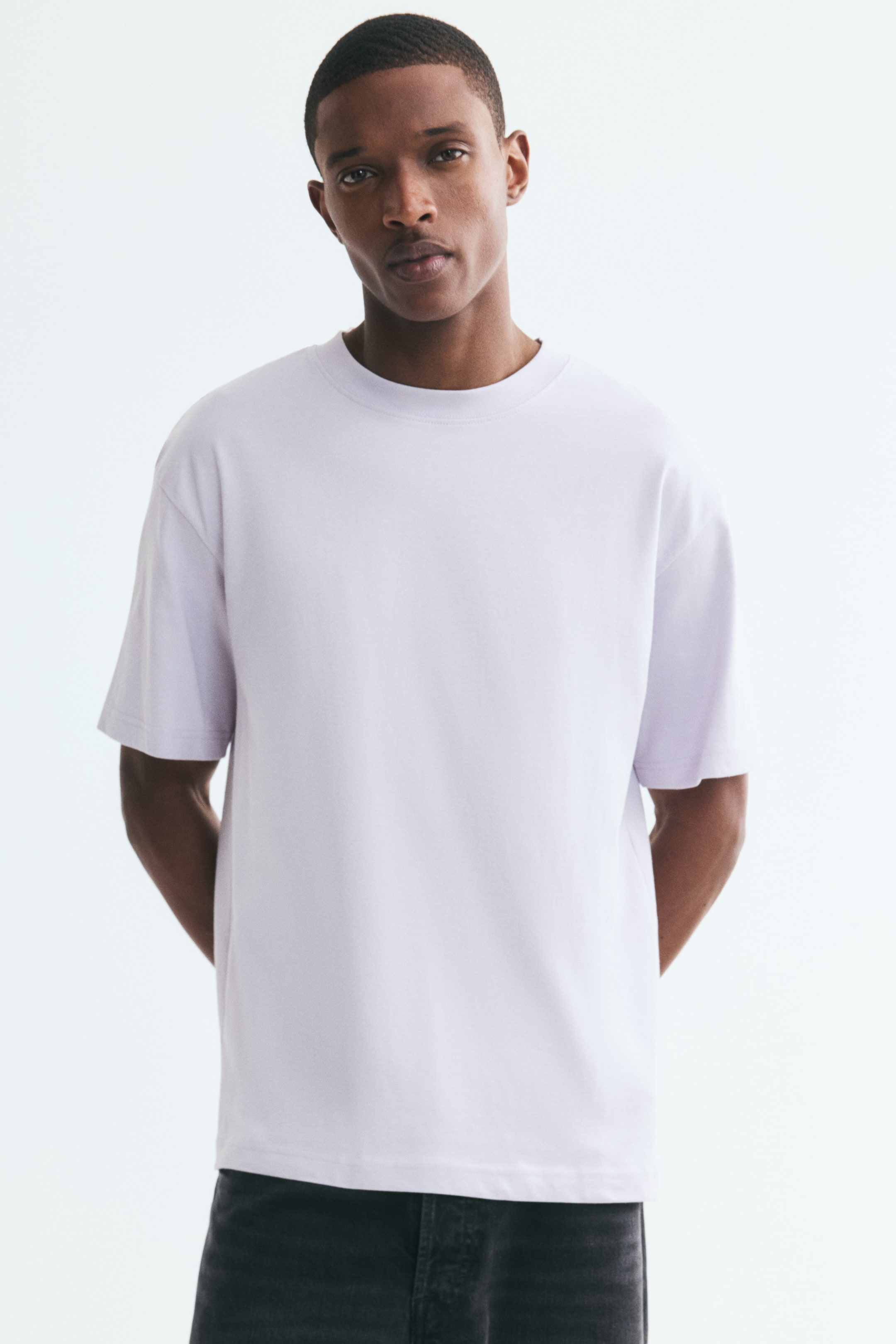 Visualizza l'immagine ingrandita: T-shirt Relaxed Fit - Viola chiaro - UOMO | H&M CH 1