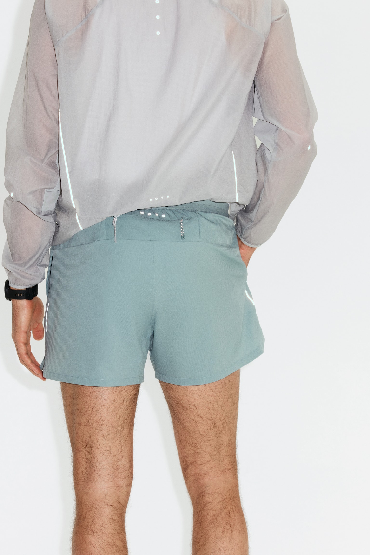 Шорти для бігу Lightweight Quick Dry​ ​ - Синьо-зелений/Темно-сірий/Світло-сірий - 6