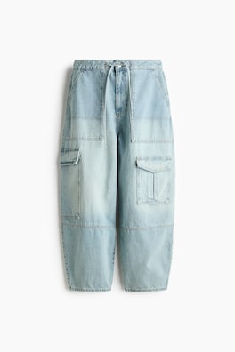 Barrel Regular Waist Ankle Jeans