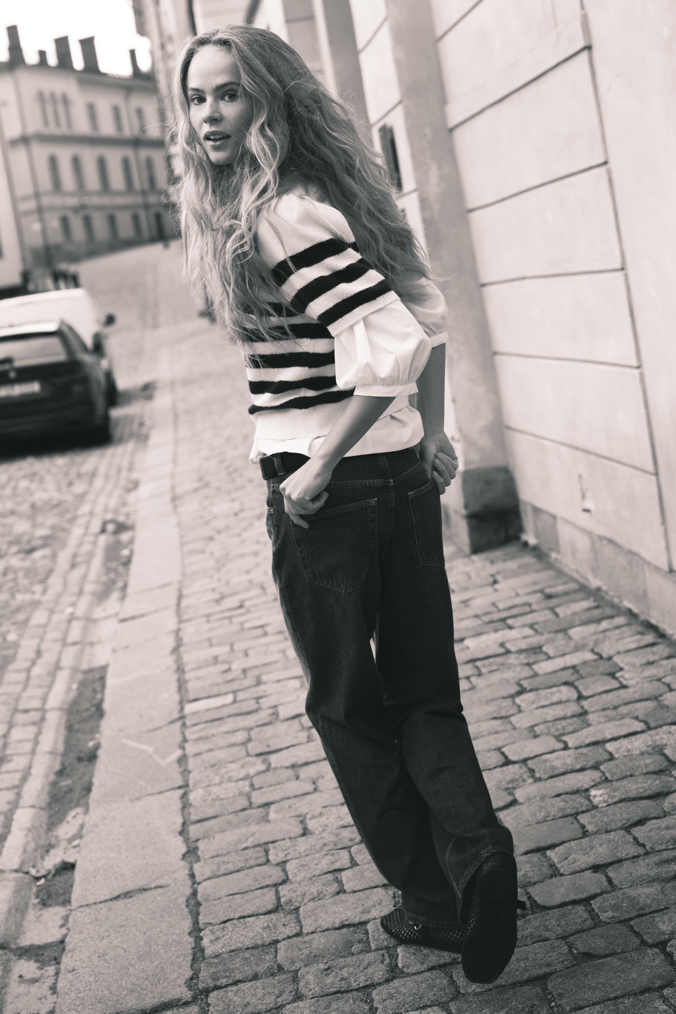 Wide High Jeans