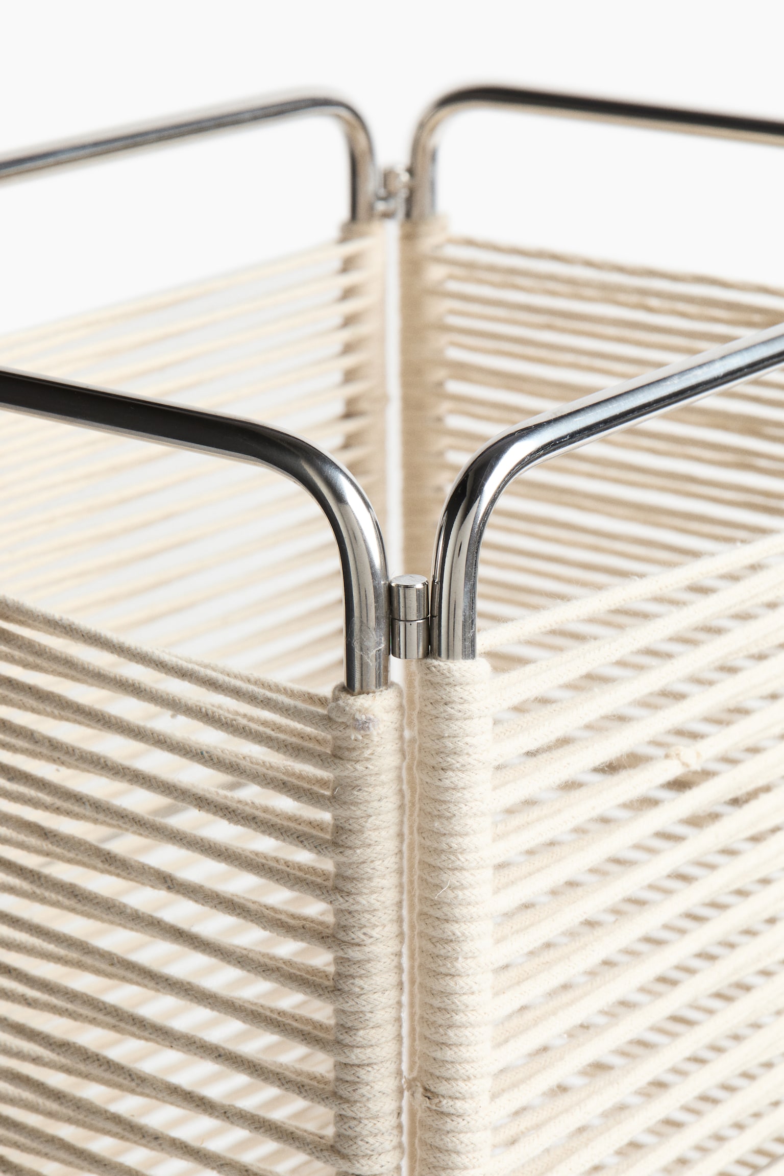 Tall foldable storage basket - Beige clair - 4