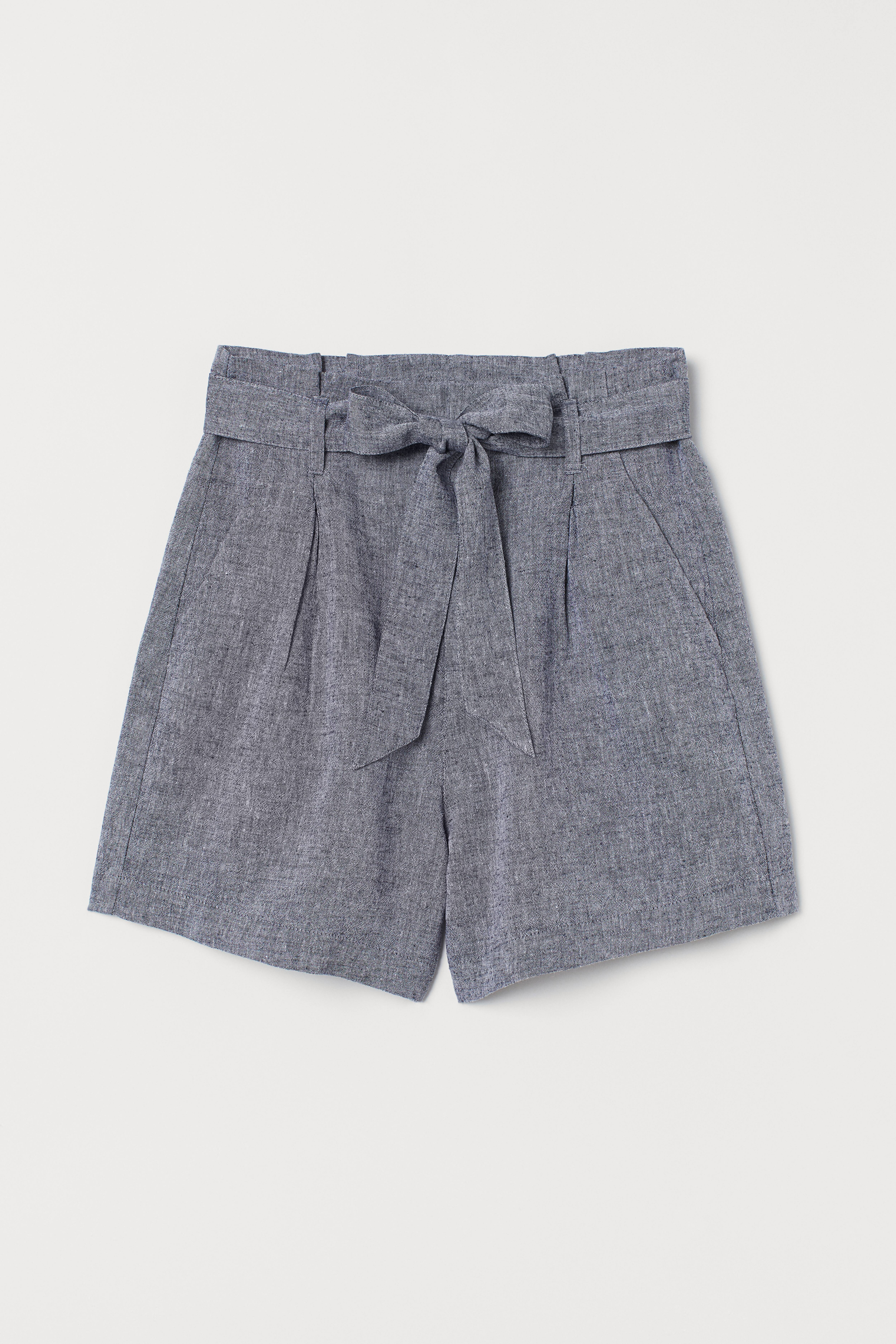 Grey flannel 2024 paper bag shorts