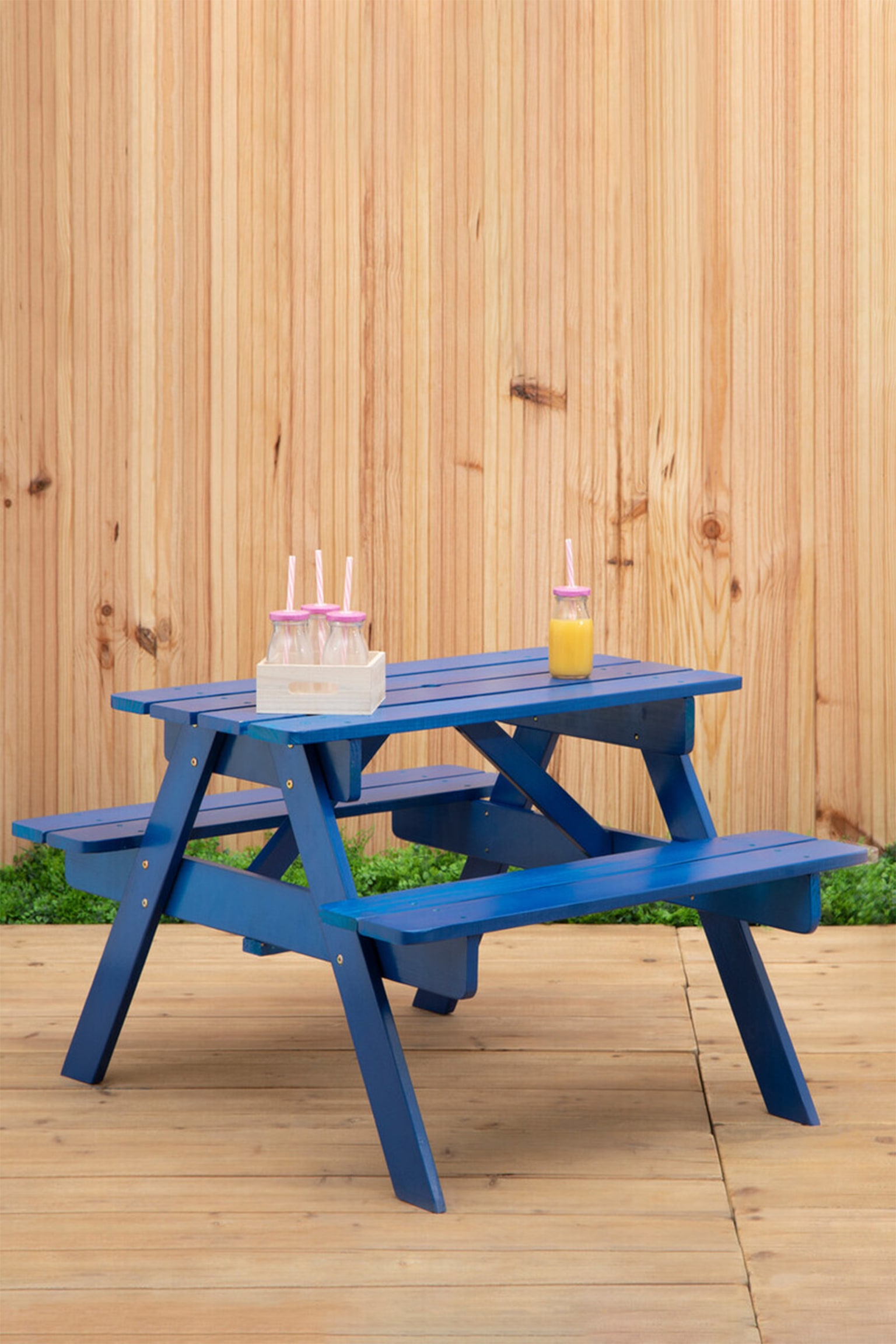 Brighton Kids Picnic Bench - Blue - 6