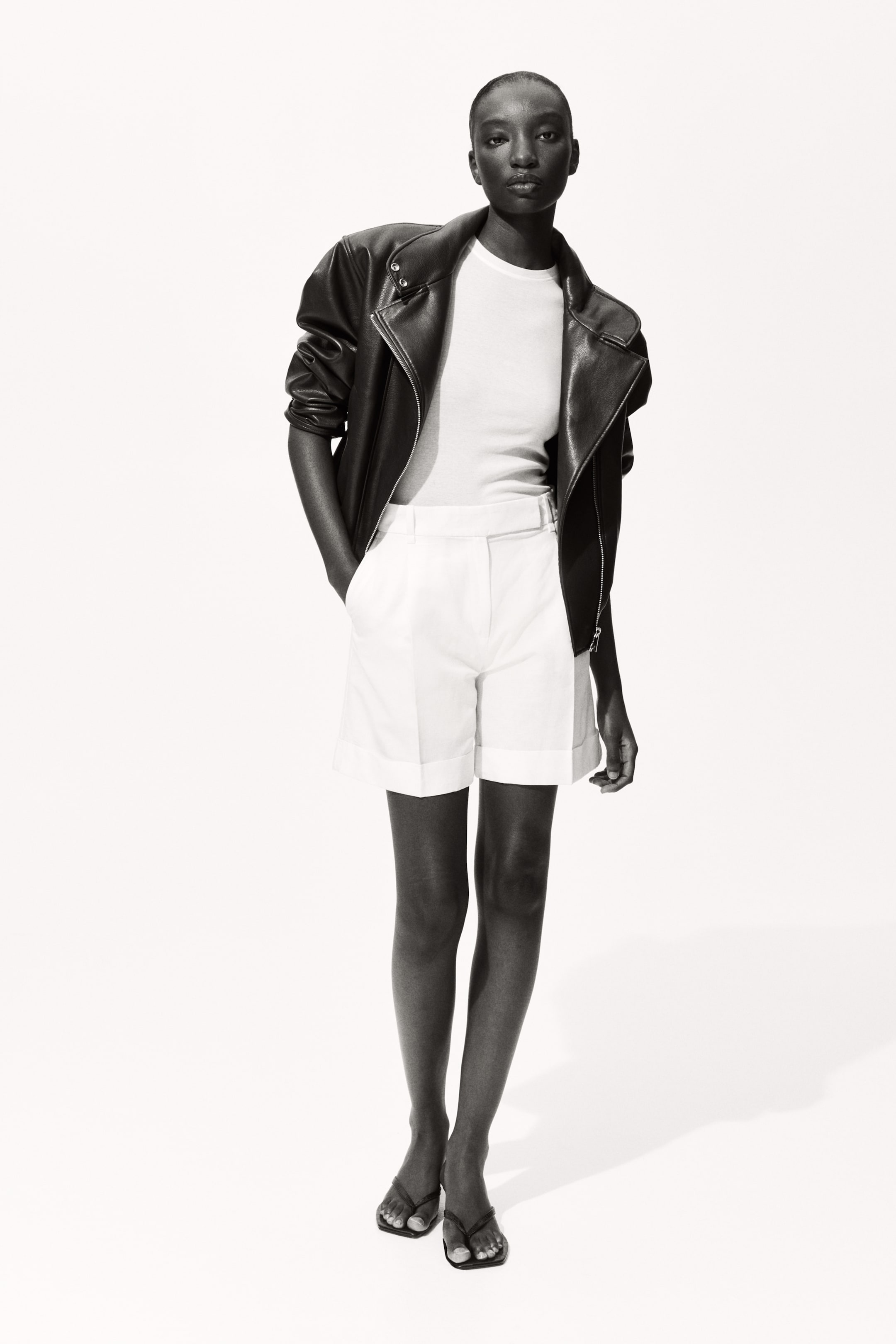 Dressy Linen-Blend Shorts