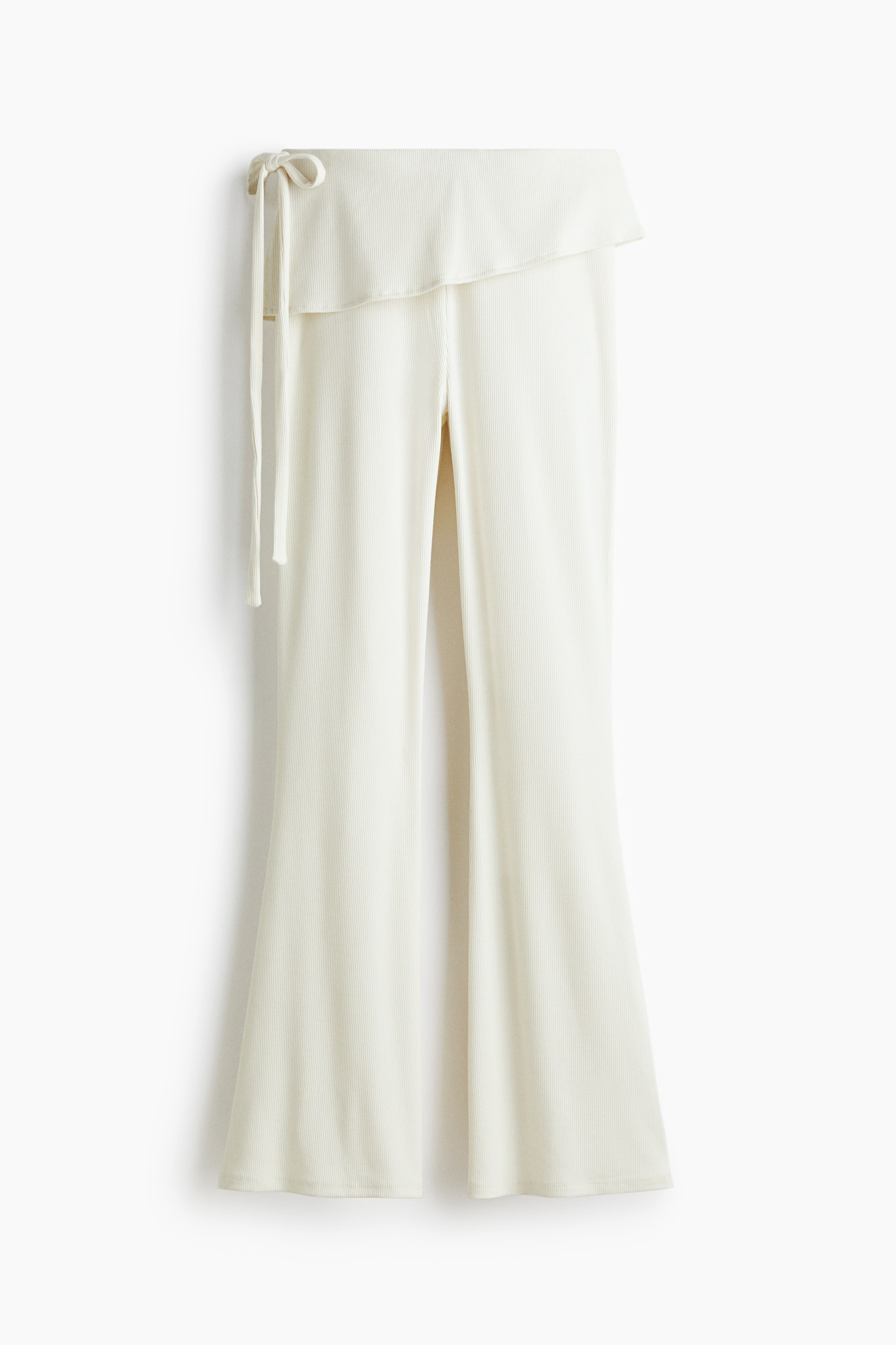 Xem ảnh lớn hơn: Quần dài ống loe - Màu trắng - Ladies | H&M VN 5