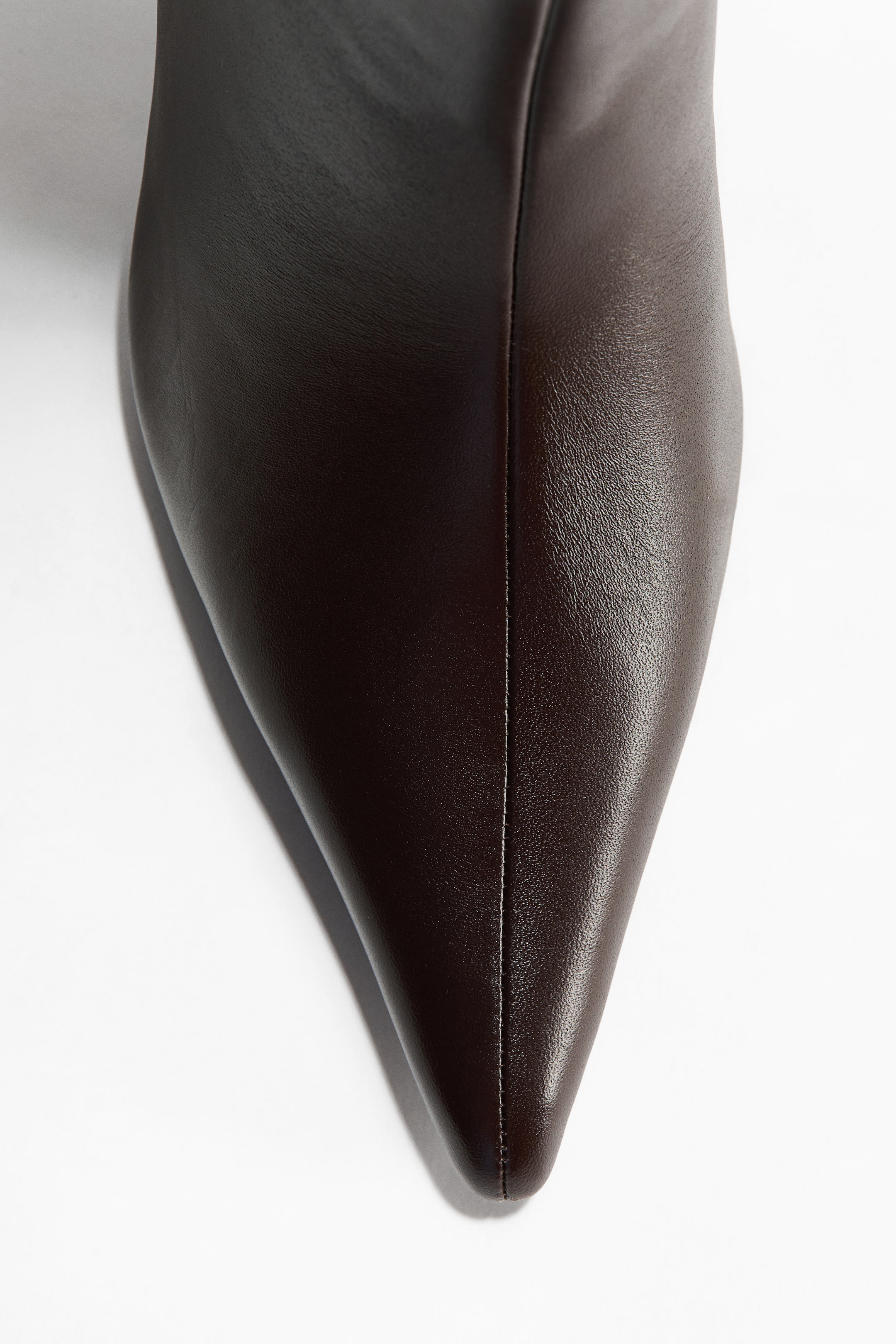 Bottes en cuir au genou